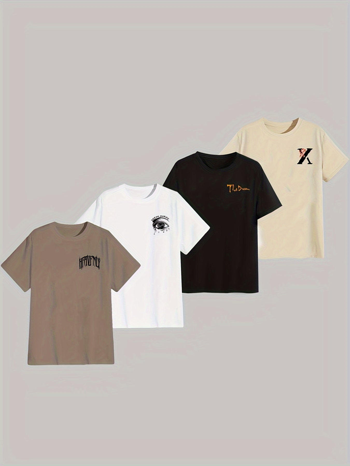 4 Men's Graphic T-Shirts