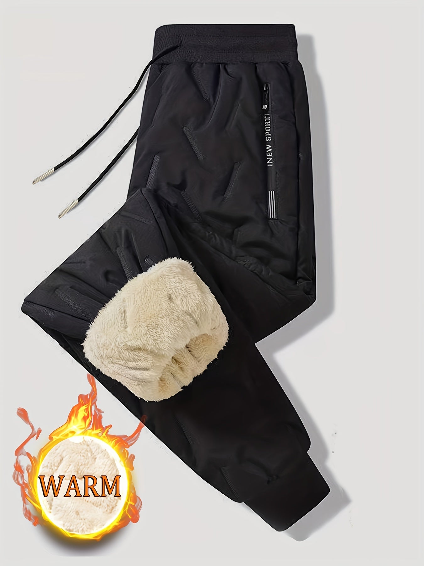 Men's Warm Fleece Joggers
