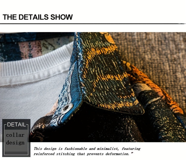 Van Gogh-Inspired Embroidered Jacquard