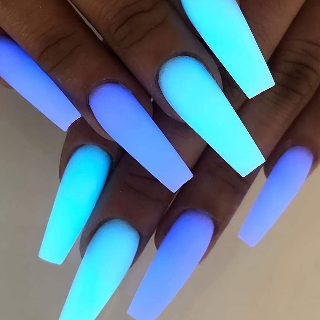 12pcs/Set Luminous Glow-in-the-Dark Dip Powder