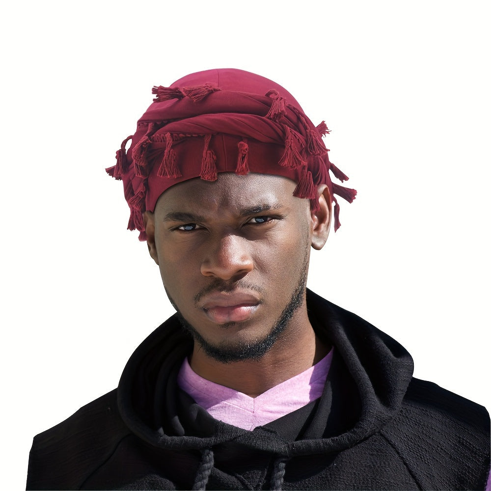 Mens Tassel Kufi Hat