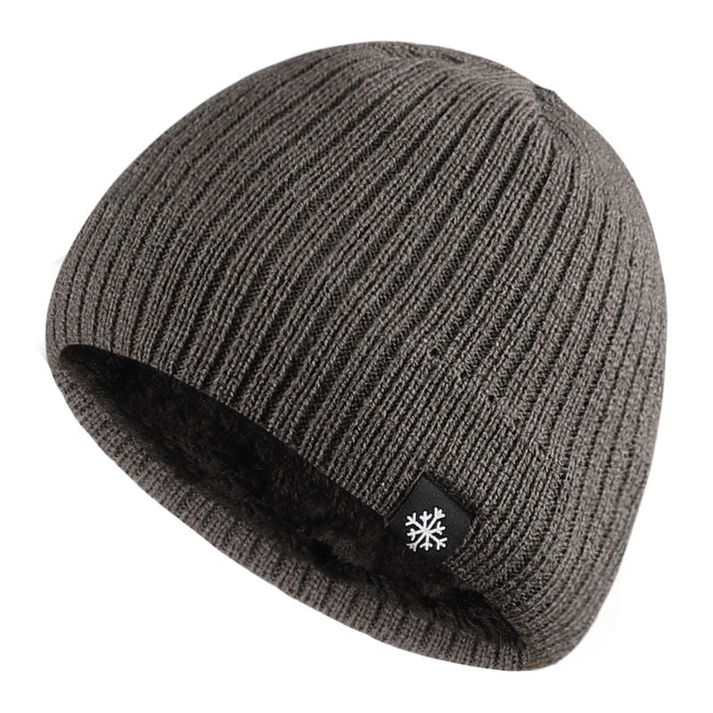 Thick Knitted Thermal Blend Hat