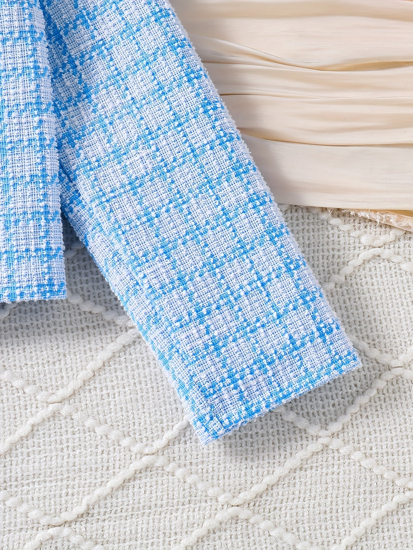 3-Piece Elegant Plaid Girls' Set