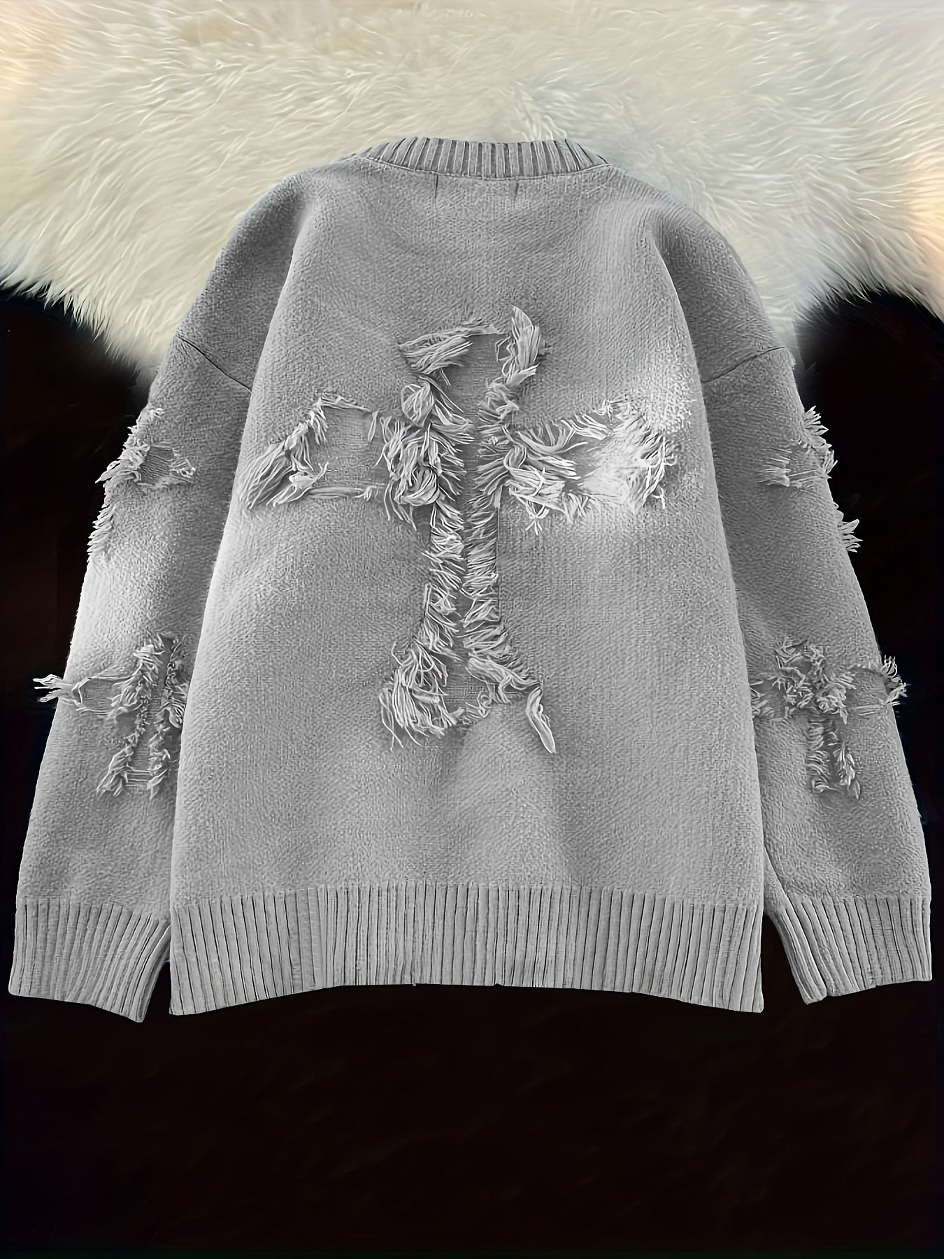 Stylish Ripped Sweater