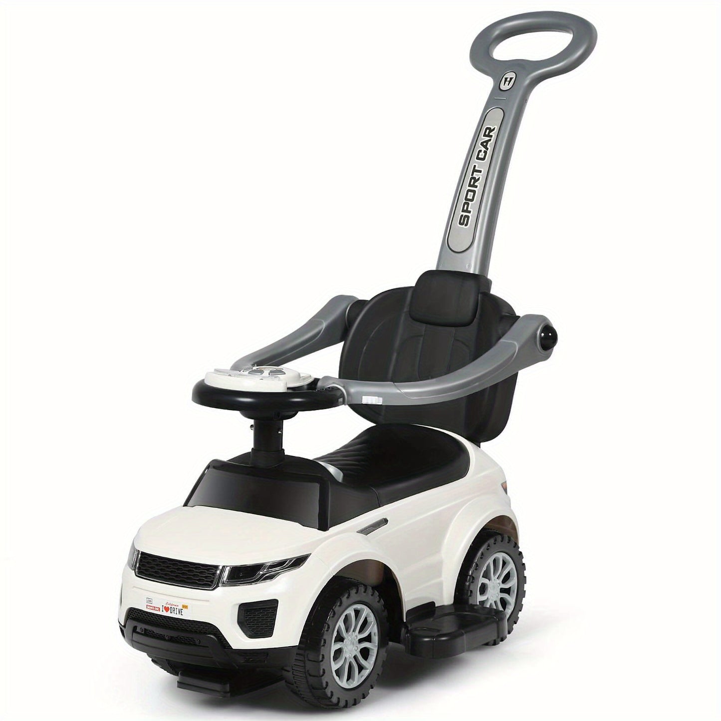 Costway 3-in-1 Toddler Ride-On Push Car Stroller