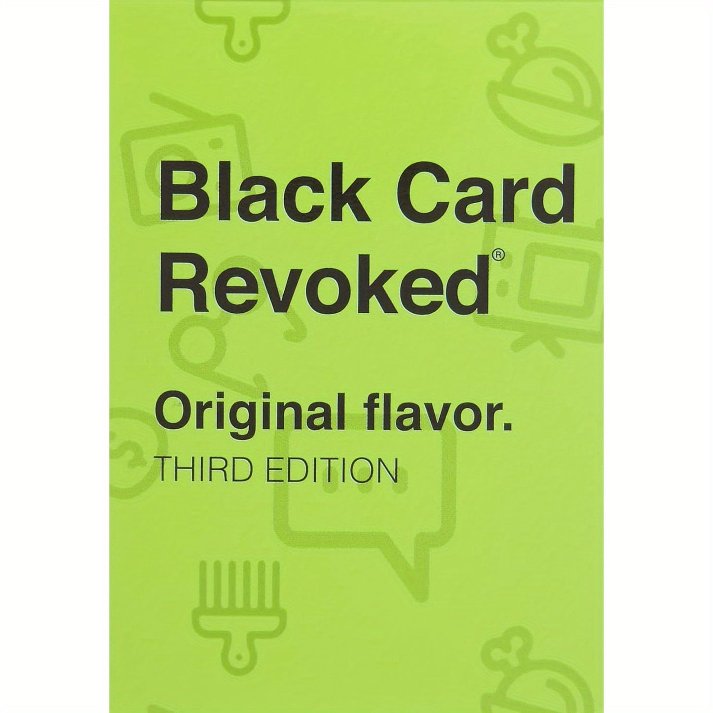 80-Cards Black Card Revoked Original Flavor 3rd Edition Party Game