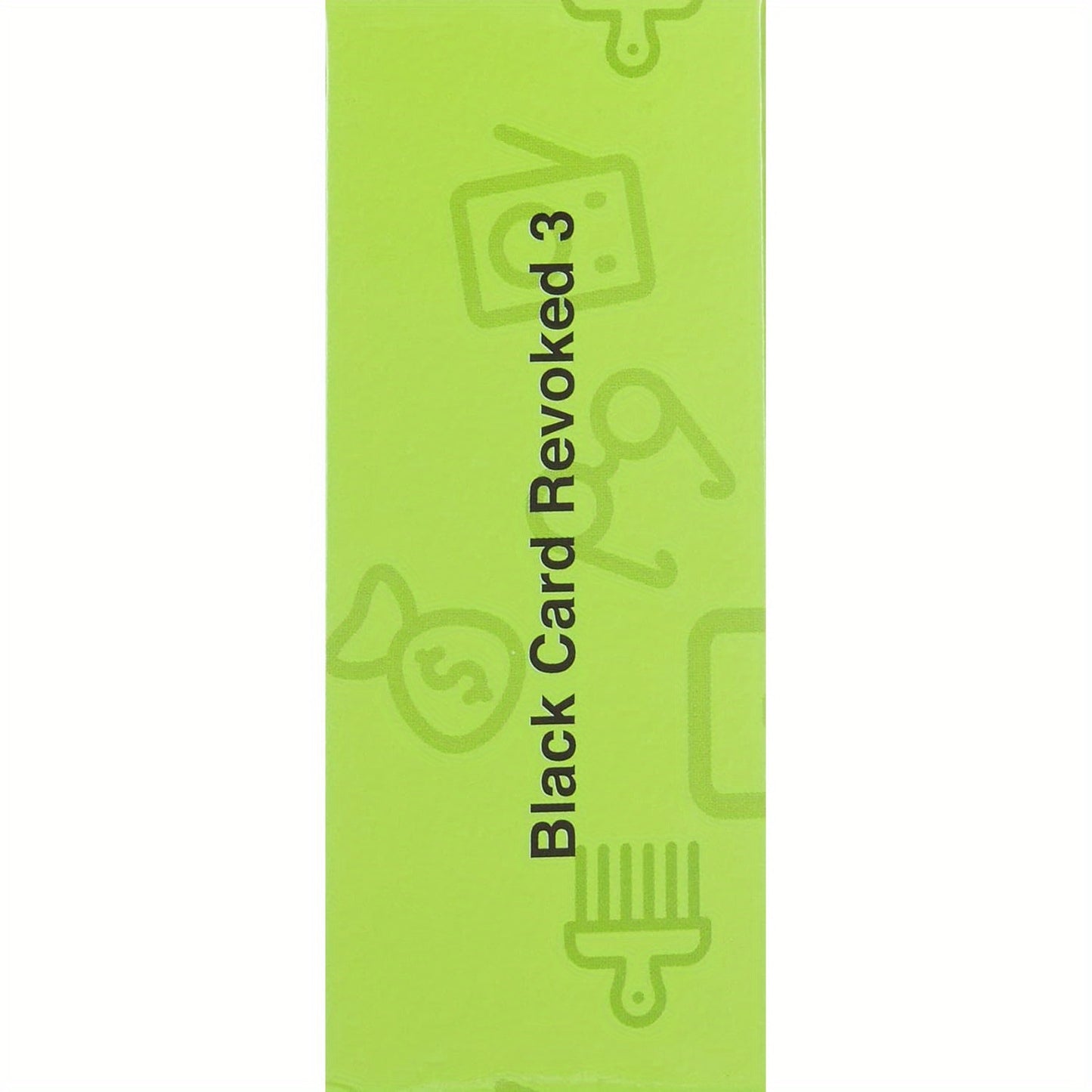 80-Cards Black Card Revoked Original Flavor 3rd Edition Party Game