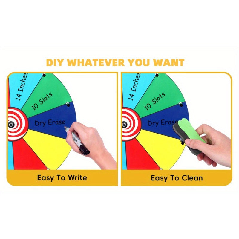 Big Spinning Wheel for Party Games and Family Games