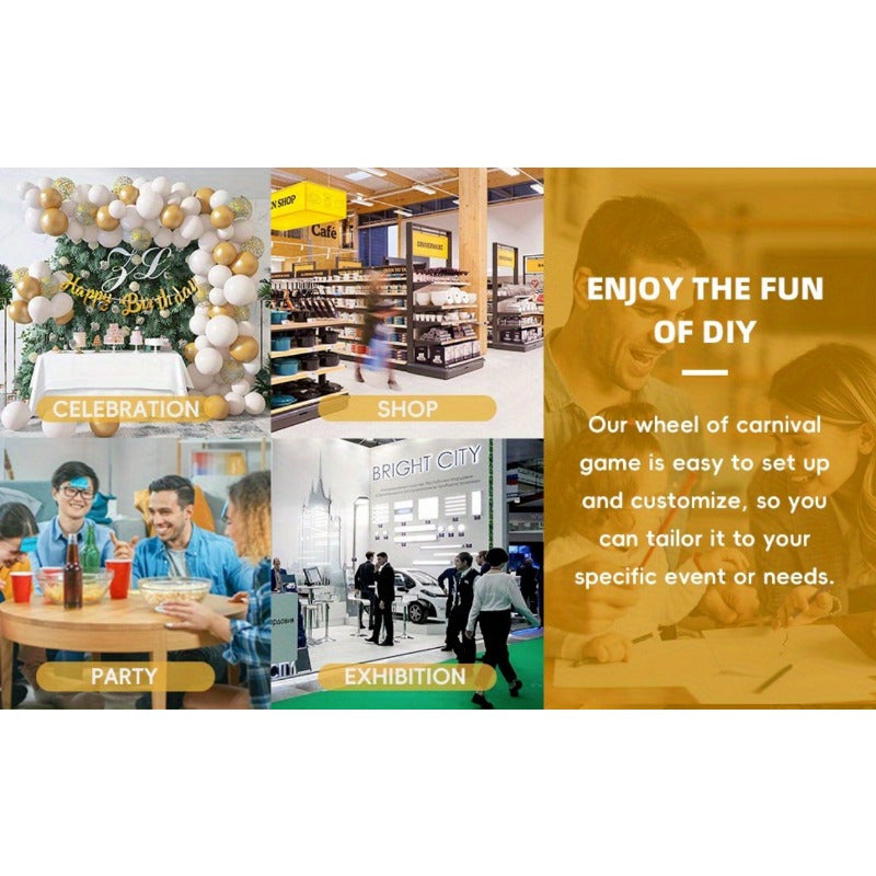Big Spinning Wheel for Party Games and Family Games