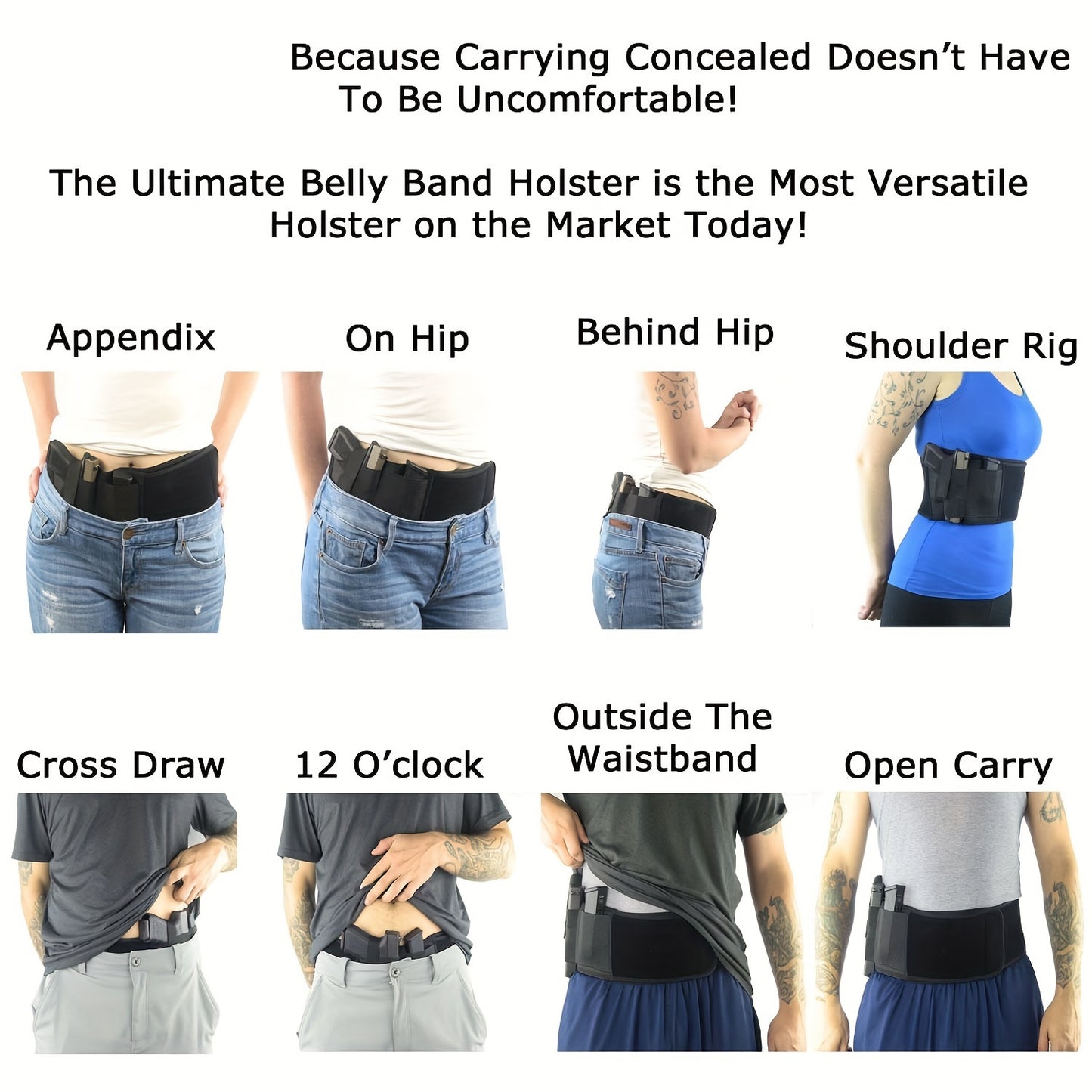 Ultimate Concealed Carry Belly Band Holster