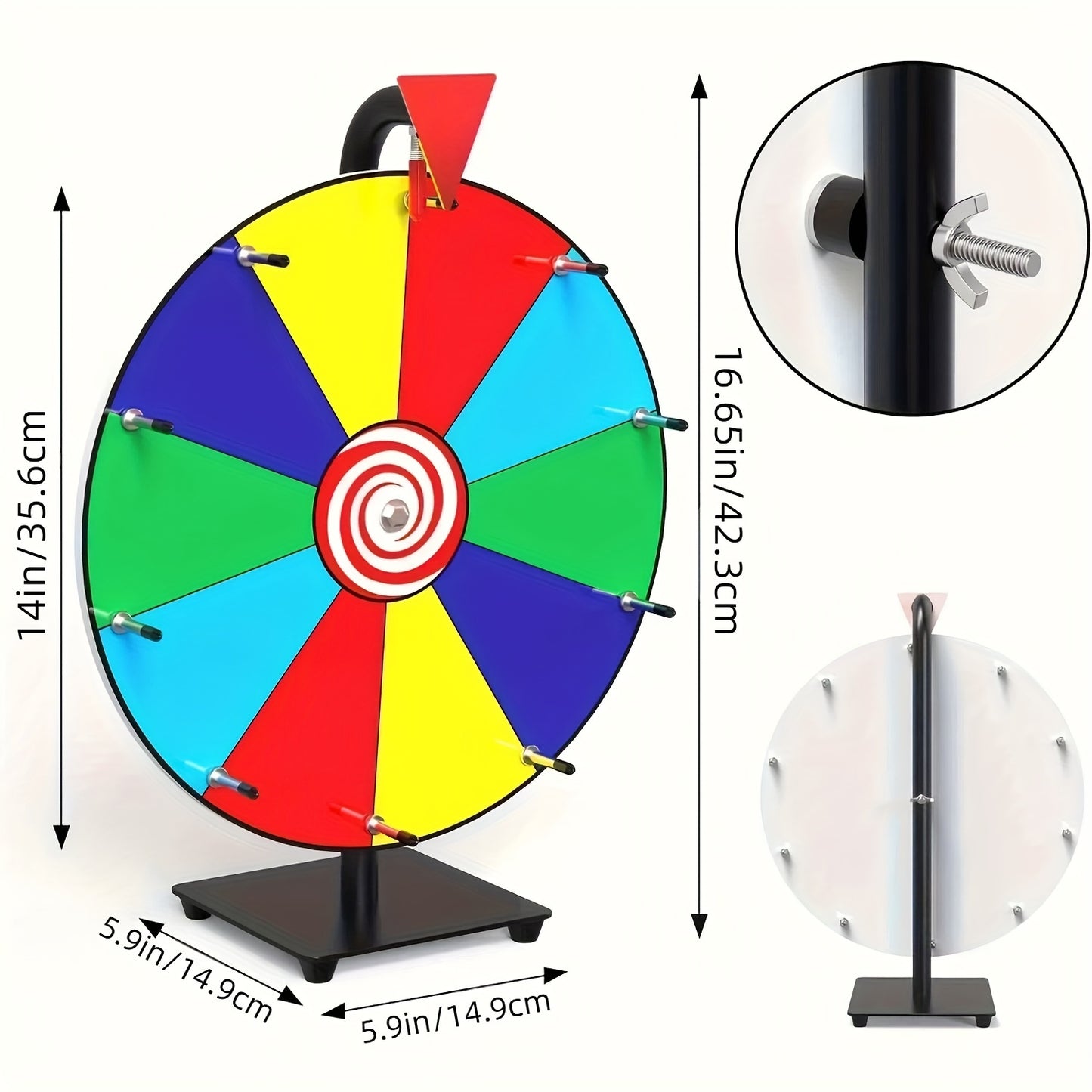 Big Spinning Wheel for Party Games and Family Games