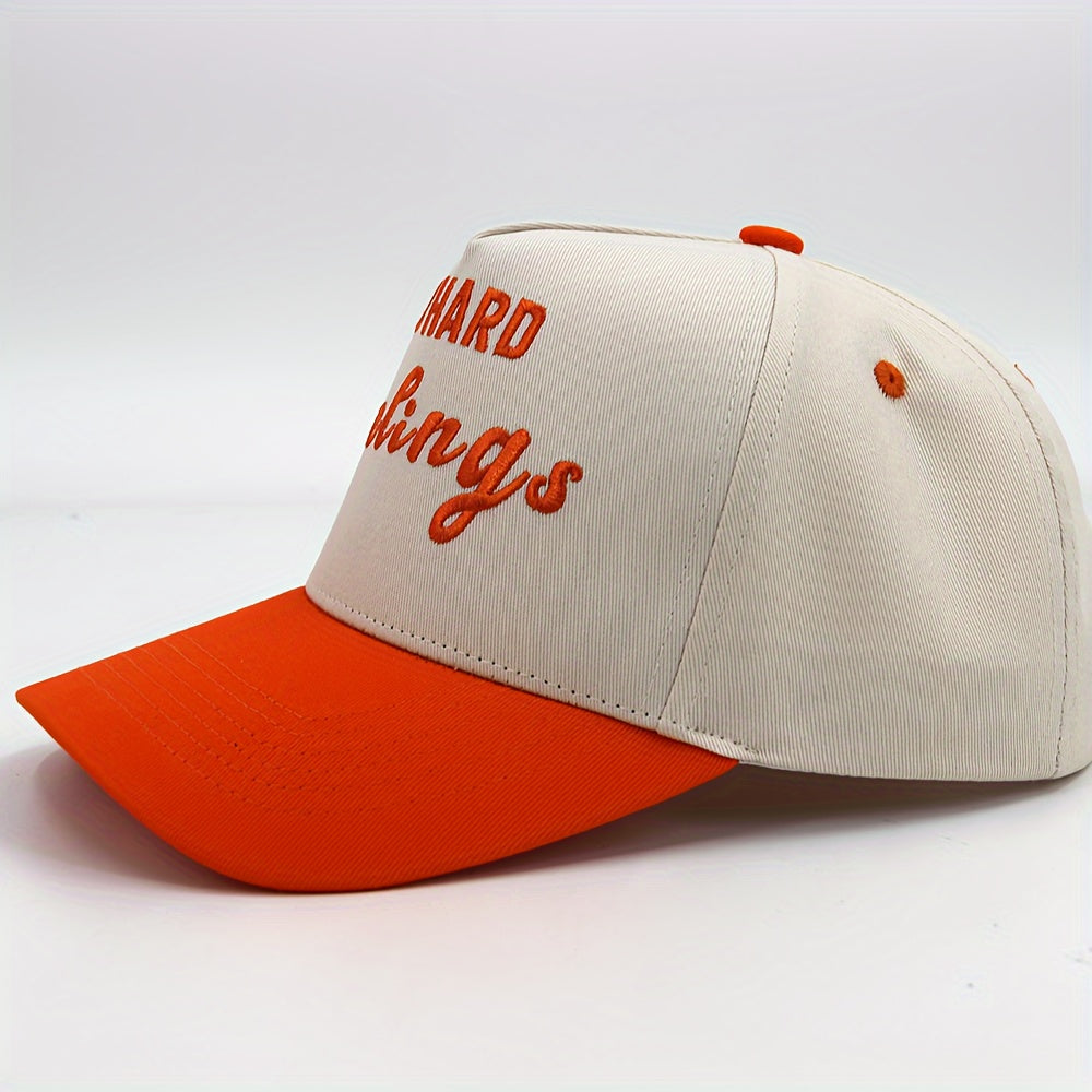 Relaxed Cotton Baseball Cap with Embroidered Logo