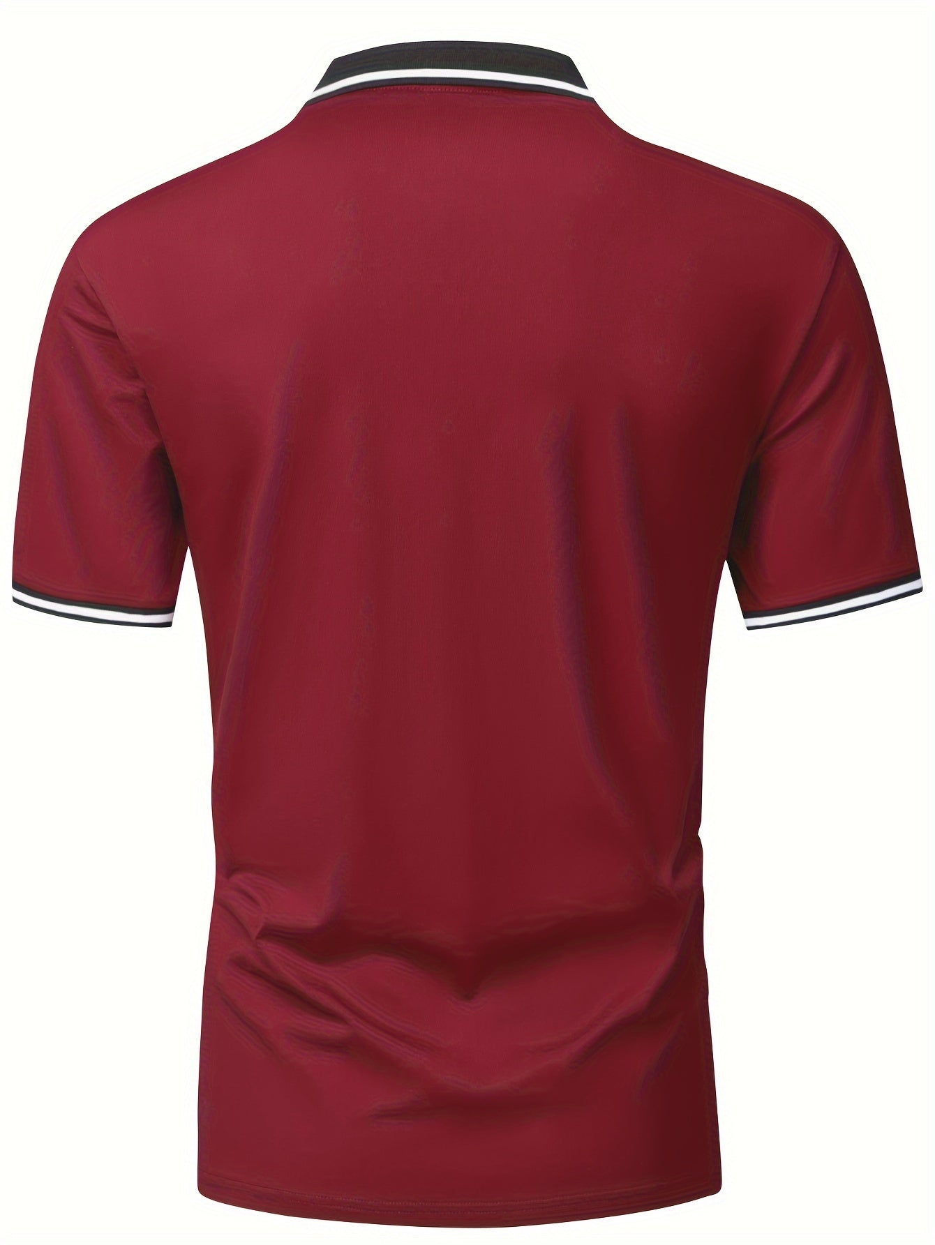 5pcs Comfy Short Sleeve Button Up Lapel Shirt for Golf Sports