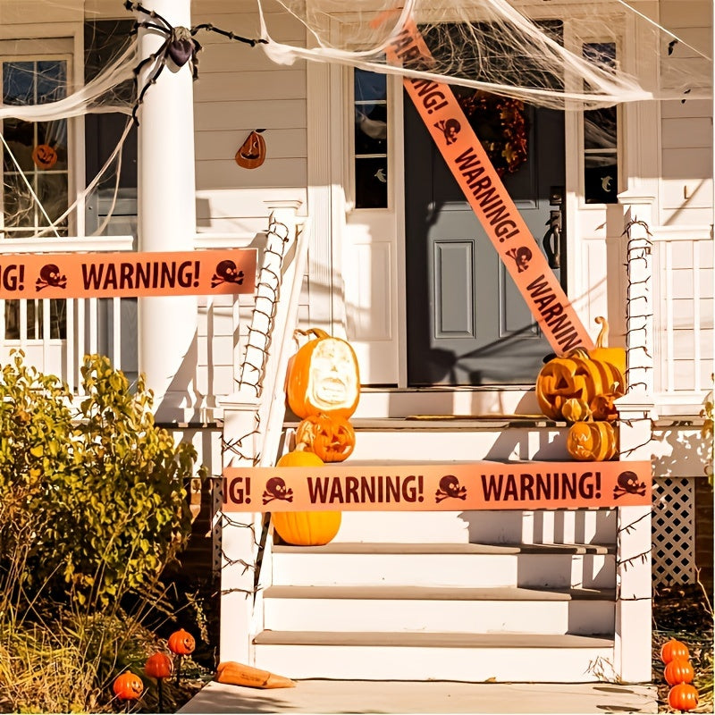 2pcs, 33ft Halloween Fright Caution Tape