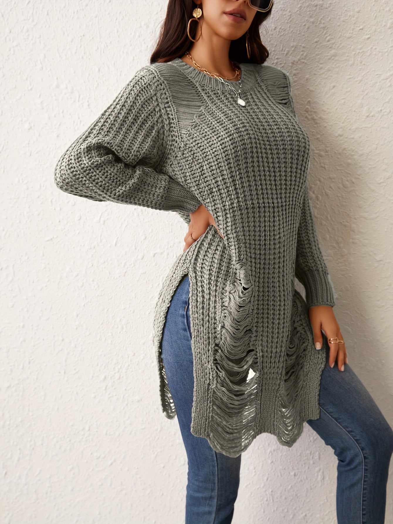 Ripped Sweater