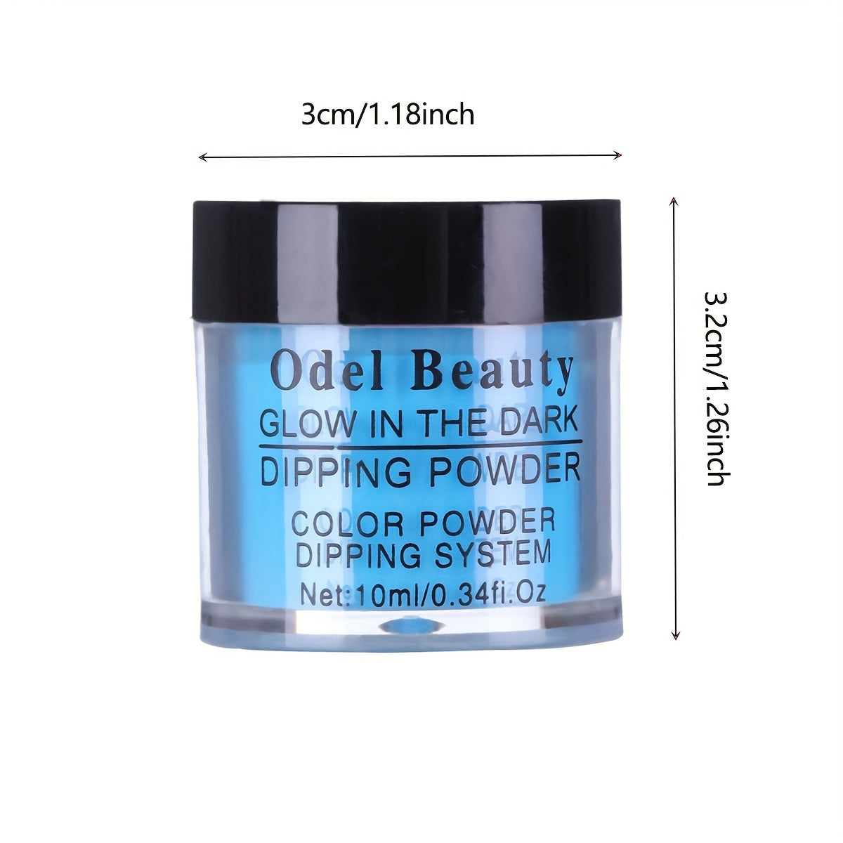 12pcs/Set Luminous Glow-in-the-Dark Dip Powder