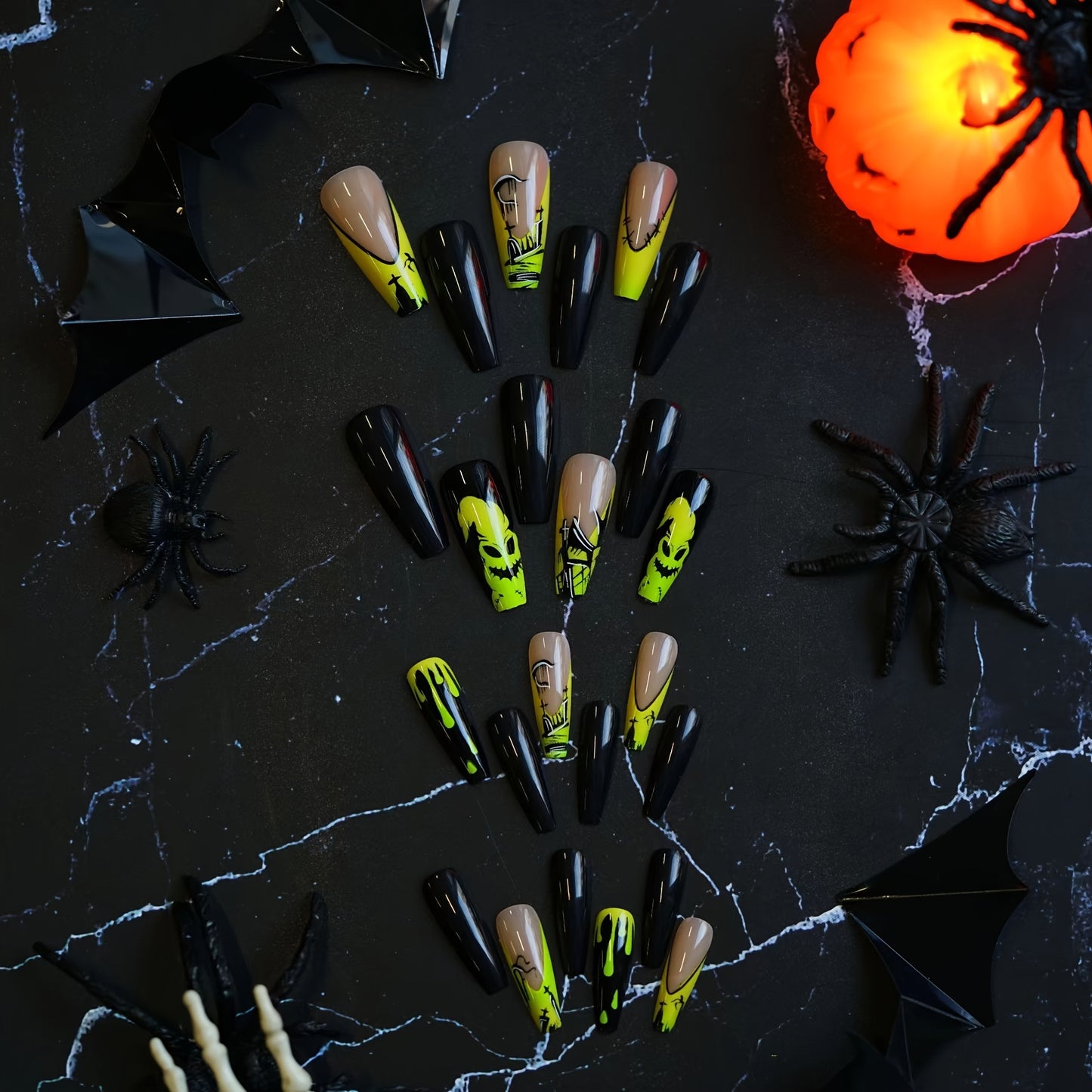 24-Piece Long Ballet Nail Set