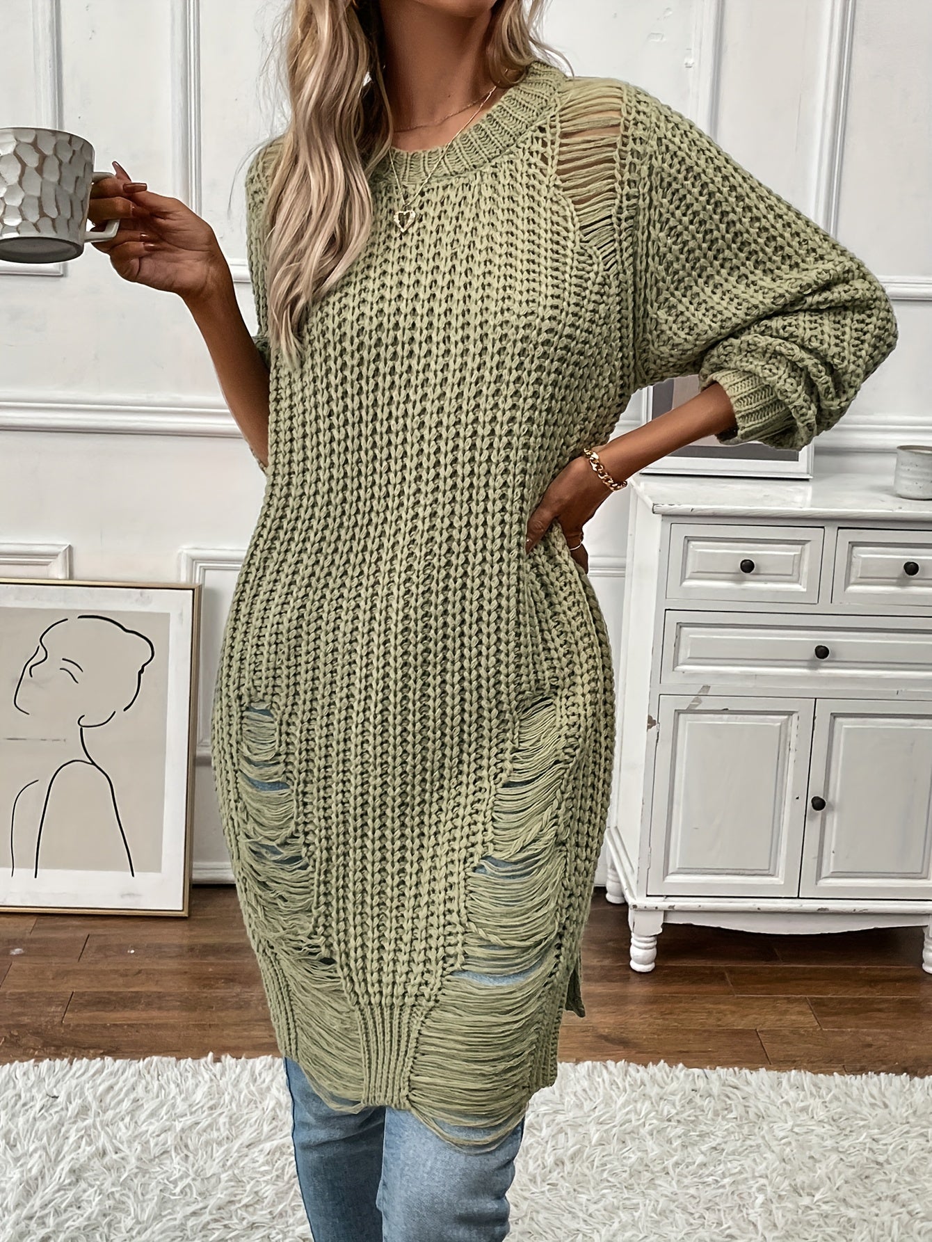 Ripped Sweater