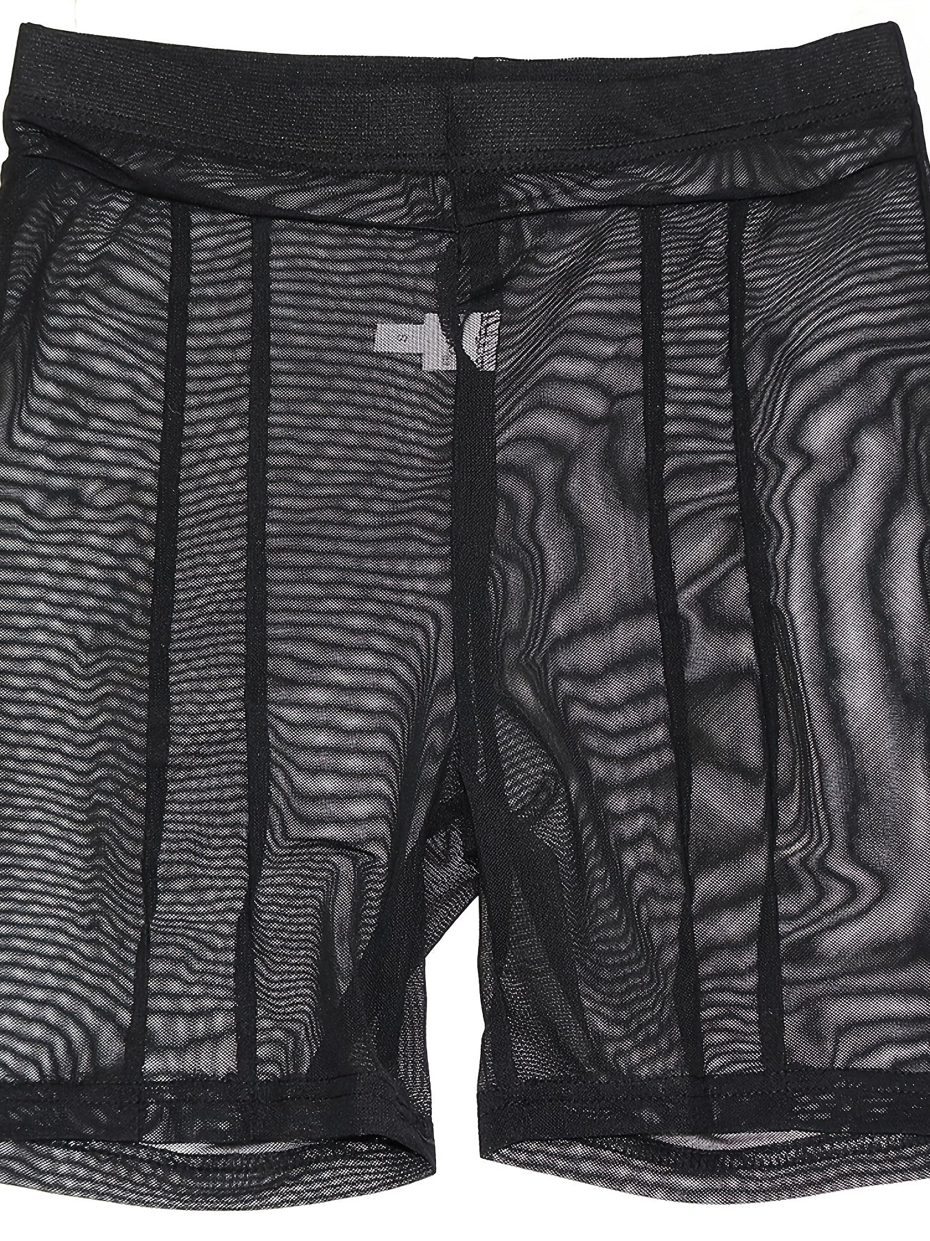 Chic Sexy High-Waist Semi-Sheer Shorts