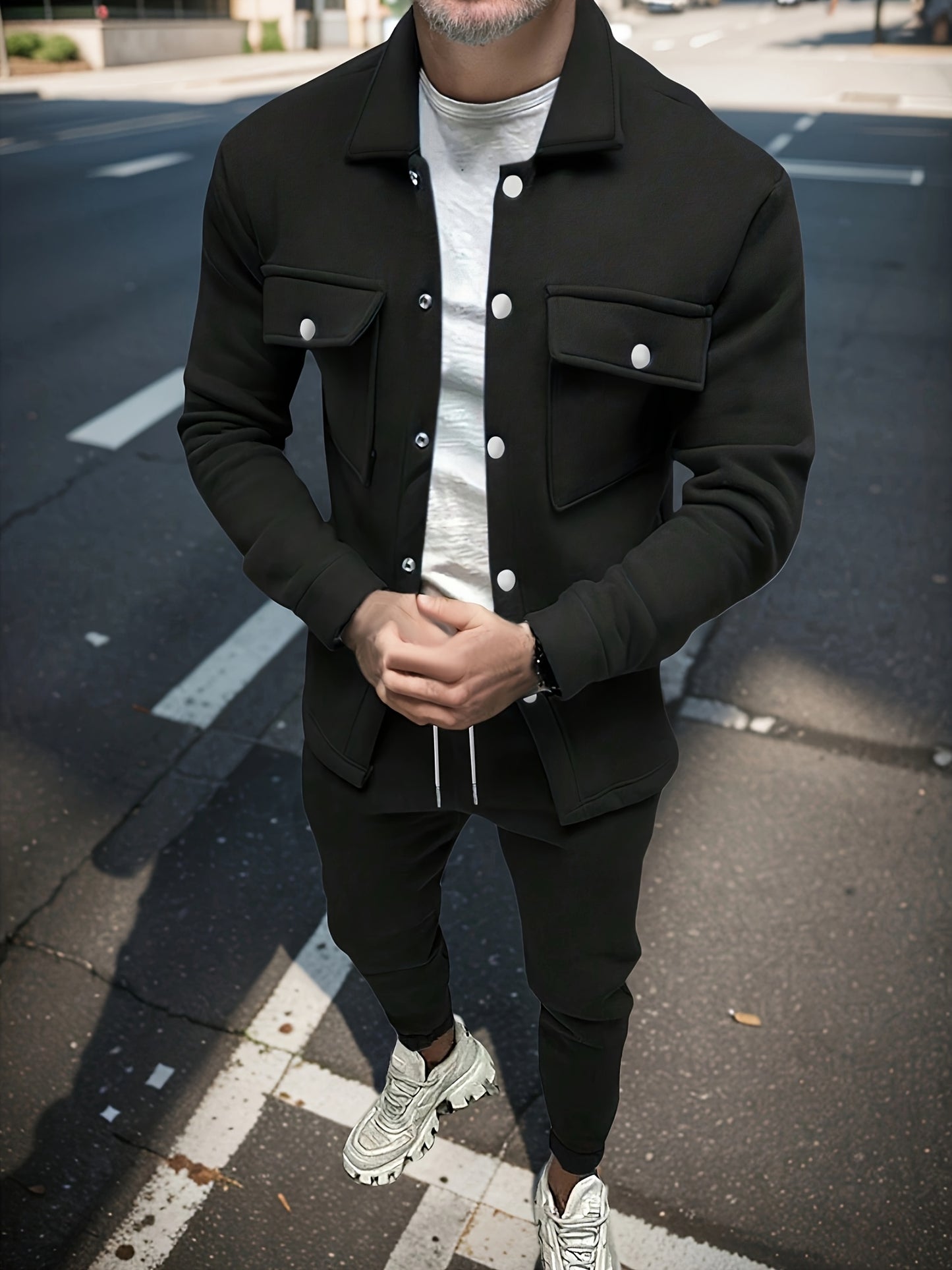 1 set Men Casual Outfit