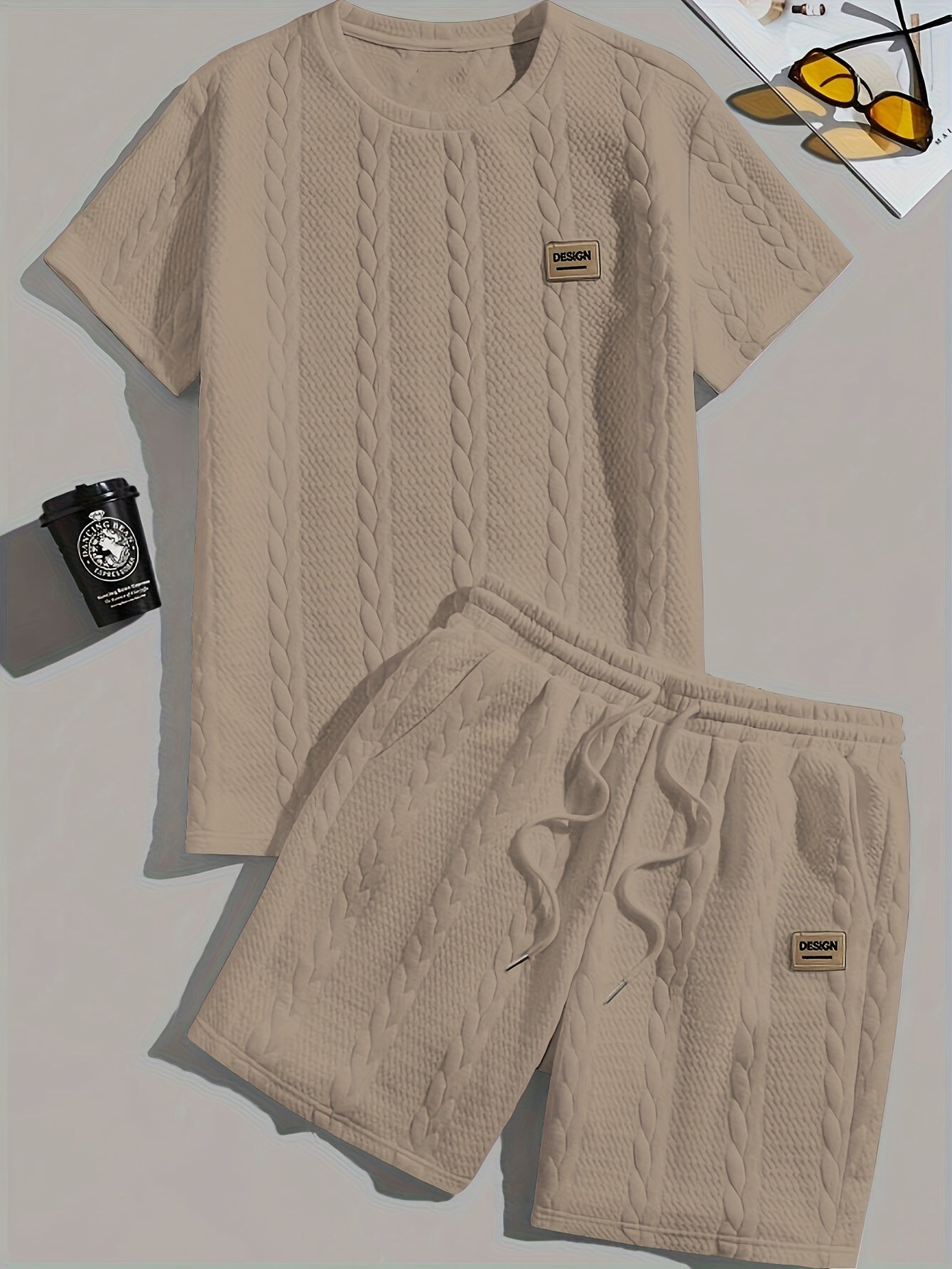 Men's Casual Knit Clothing Set