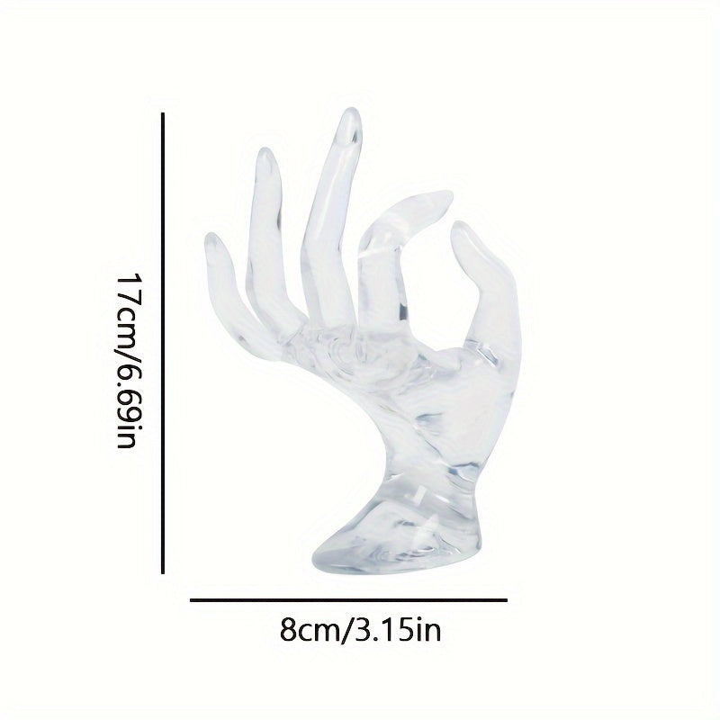 1pc Exquisite Hand-Shaped Jewelry Stand