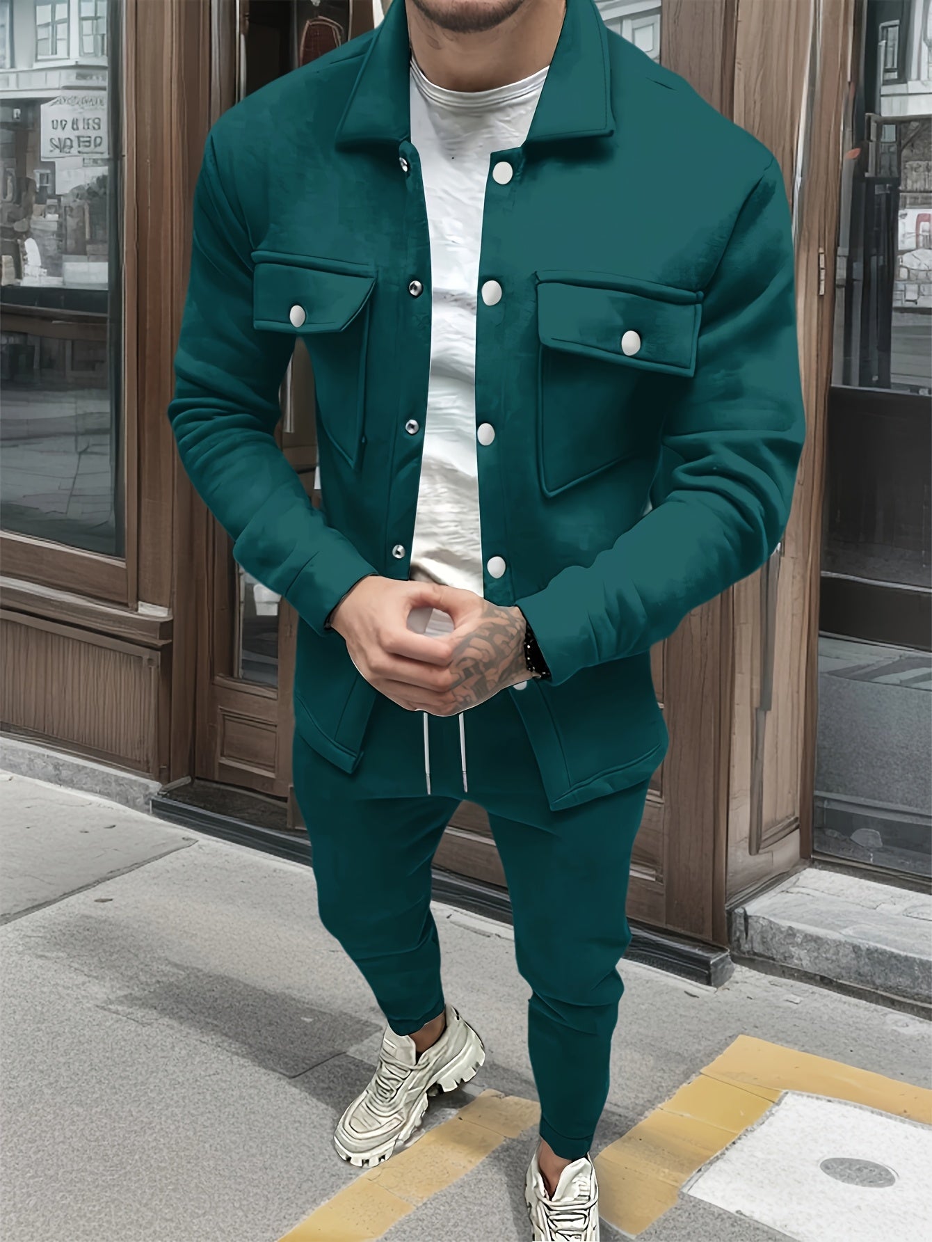 1 set Men Casual Outfit