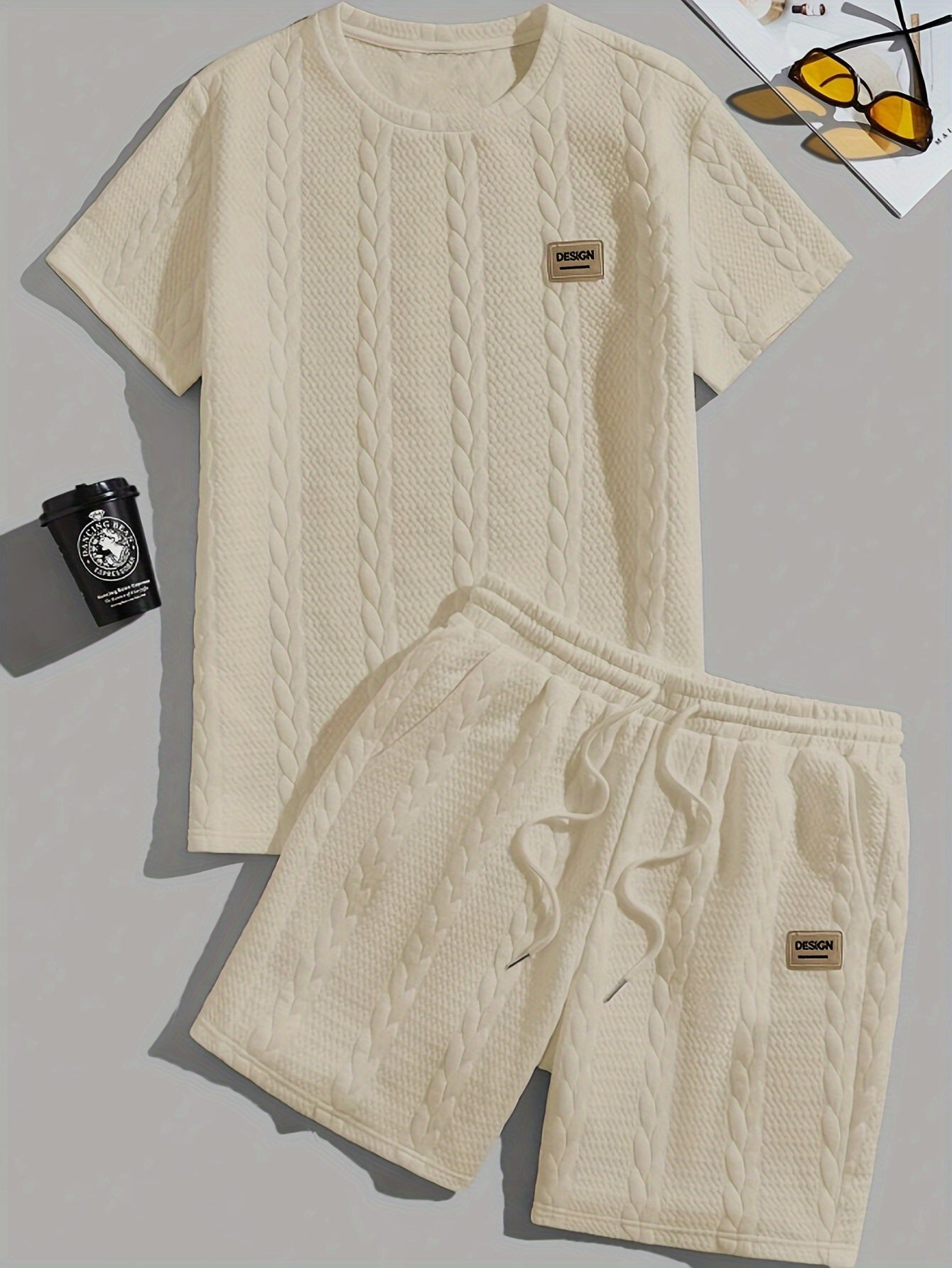 Men's Casual Knit Clothing Set