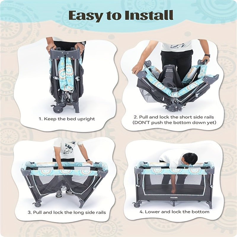 Baby Crib 5 In 1