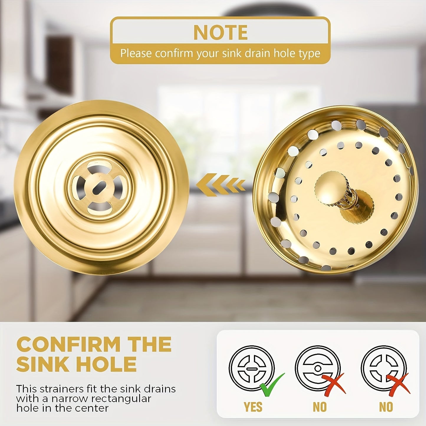 3pcs/Set Kitchen Sink Strainers
