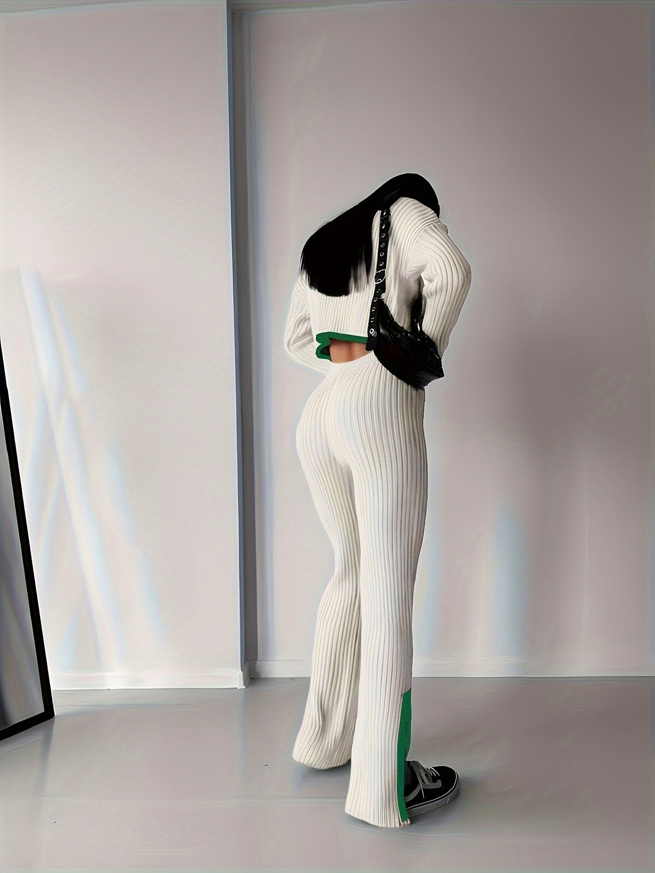 Elegant Crew Neck Sweater
