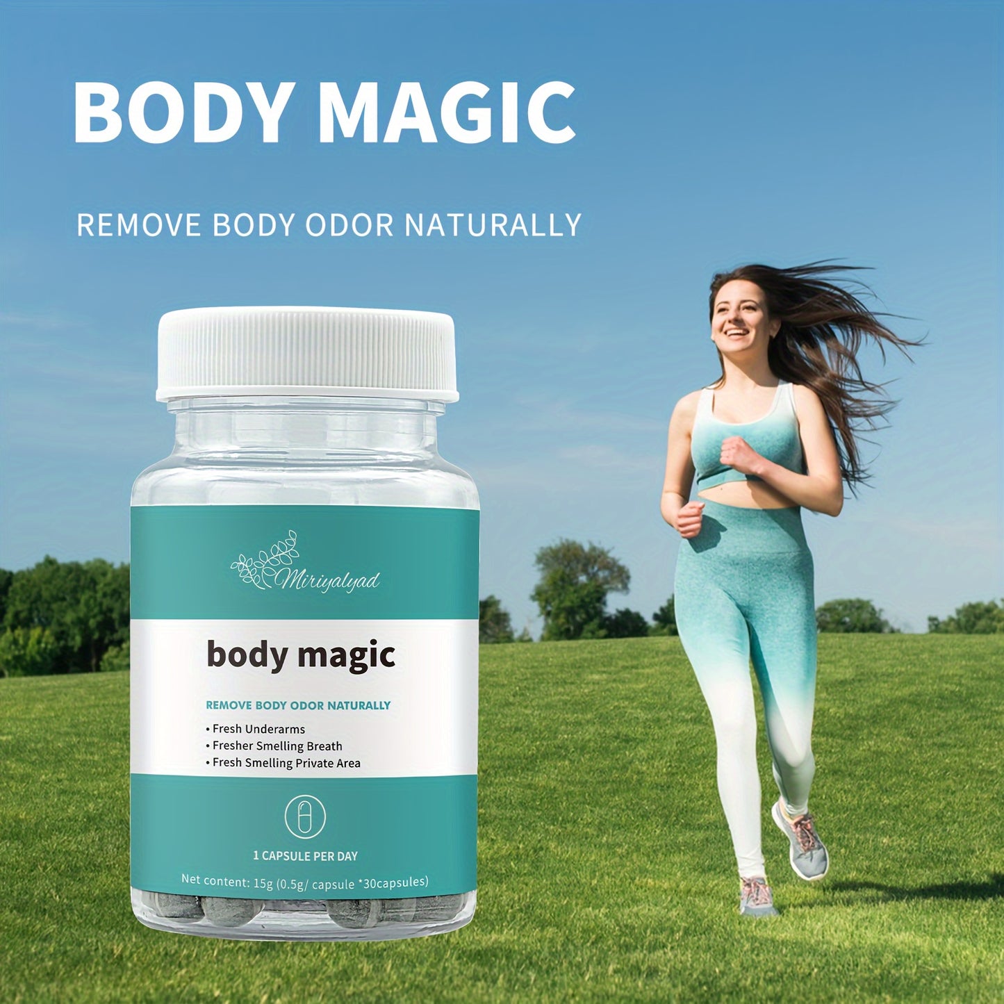60 Fast-Acting Chlorophyll Capsules