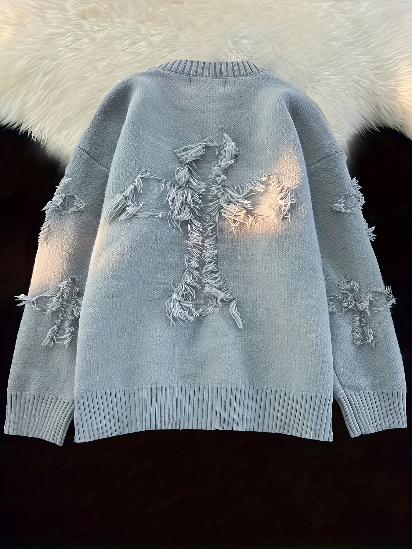 Stylish Ripped Sweater