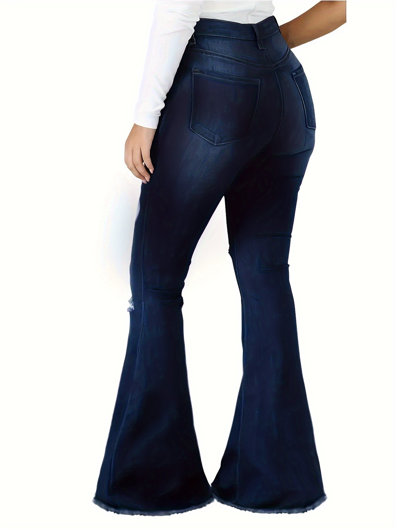 Flare High Waist Large Size Jeans