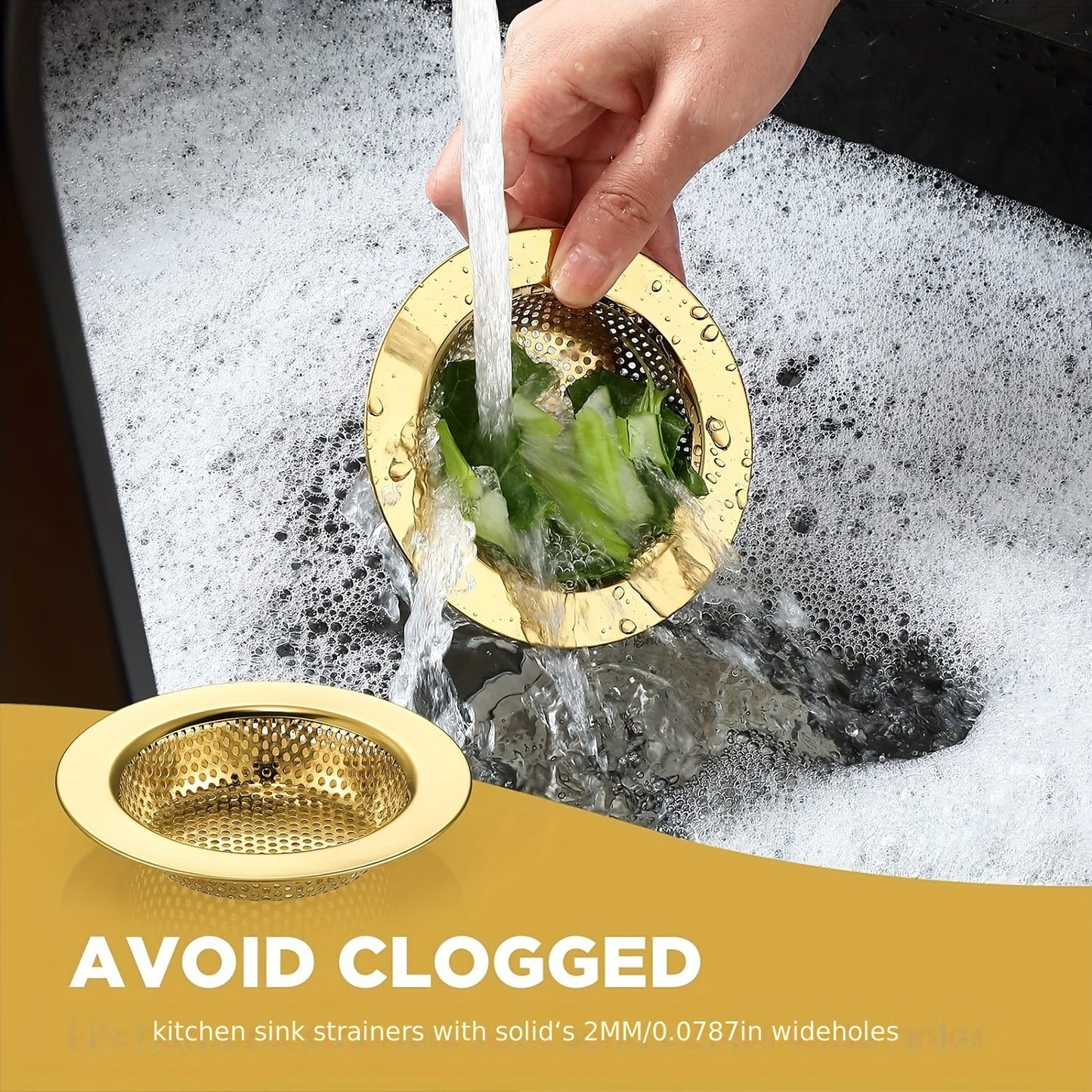 3pcs/Set Kitchen Sink Strainers