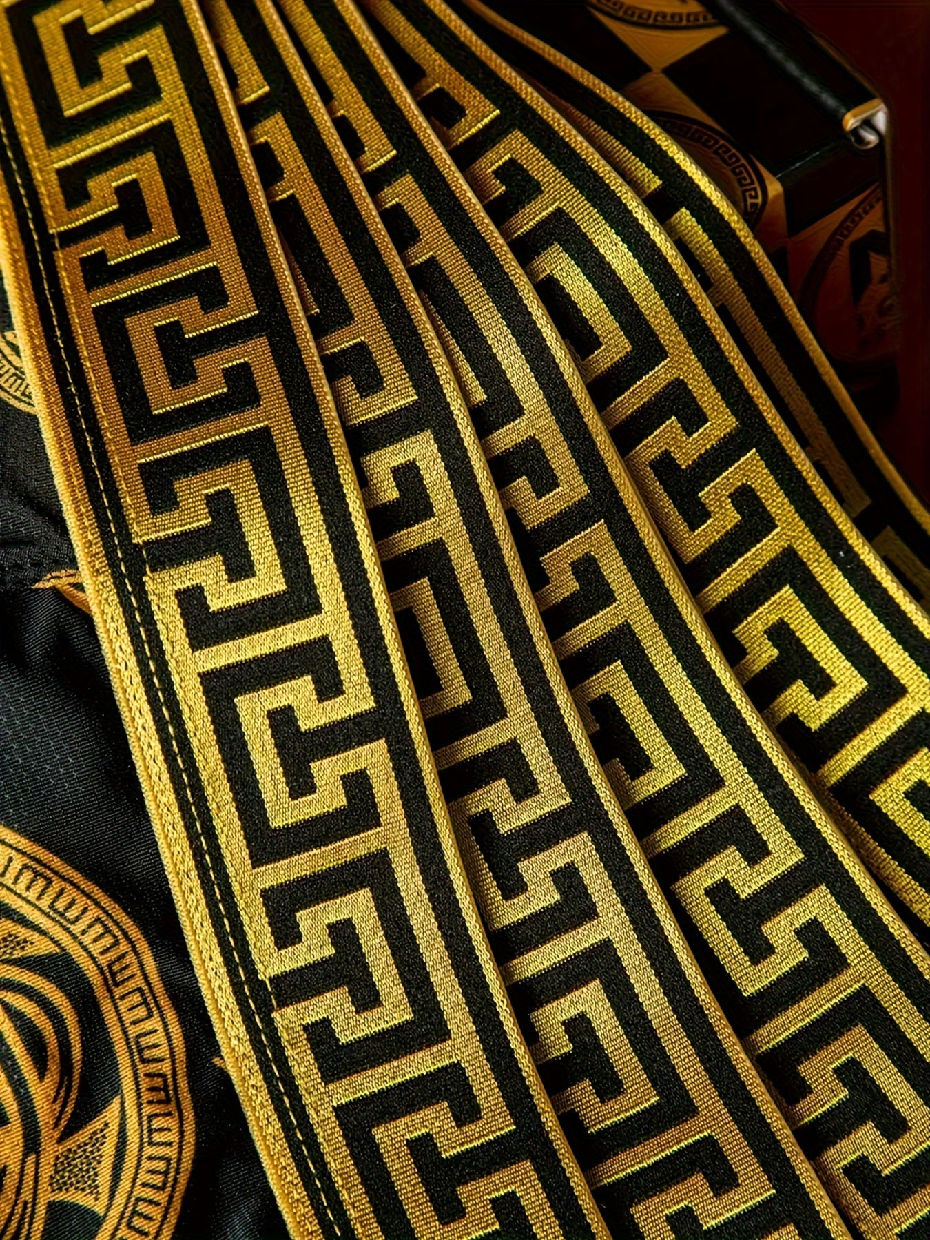 4pcs Black & Golden Boxer Briefs