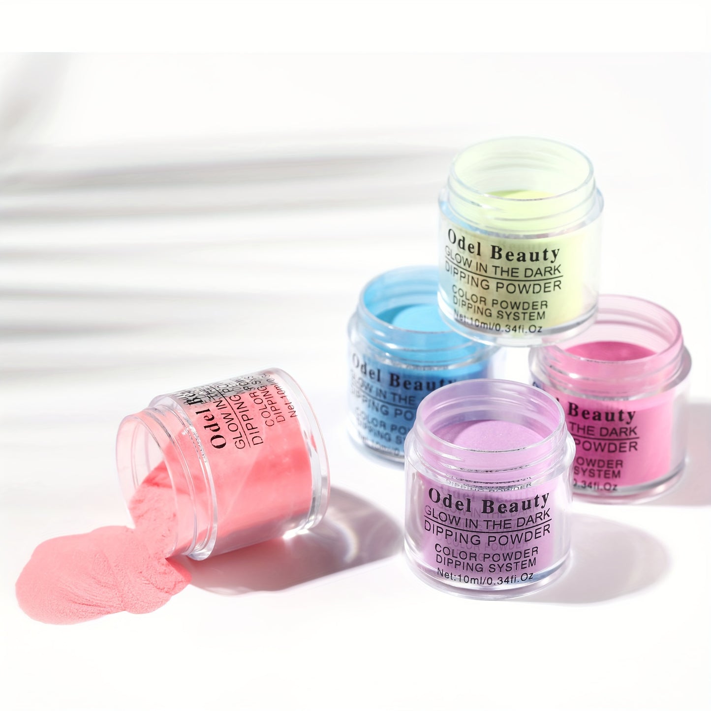 12pcs/Set Luminous Glow-in-the-Dark Dip Powder