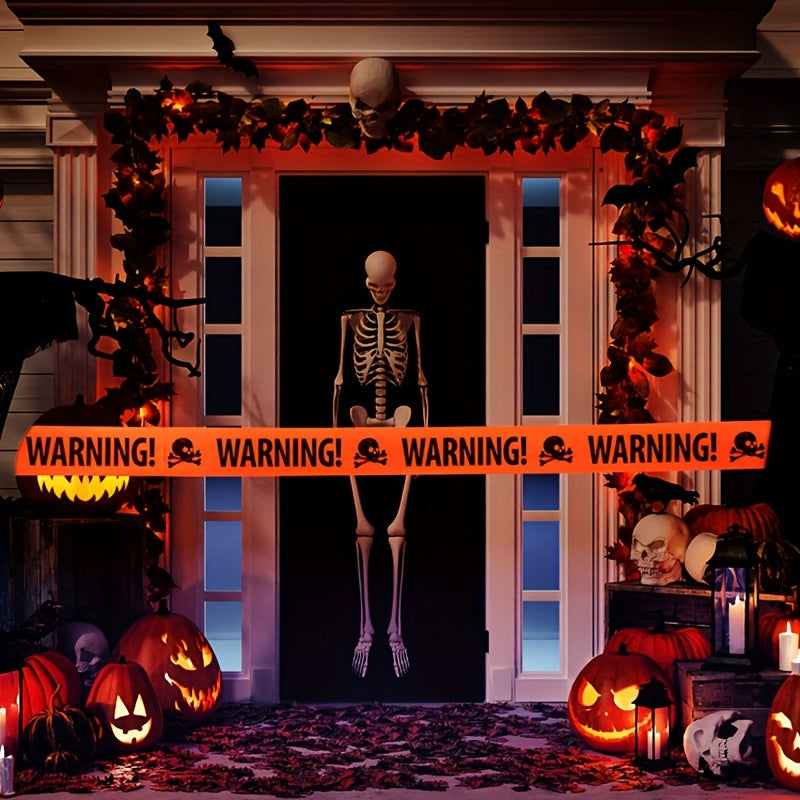 2pcs, 33ft Halloween Fright Caution Tape
