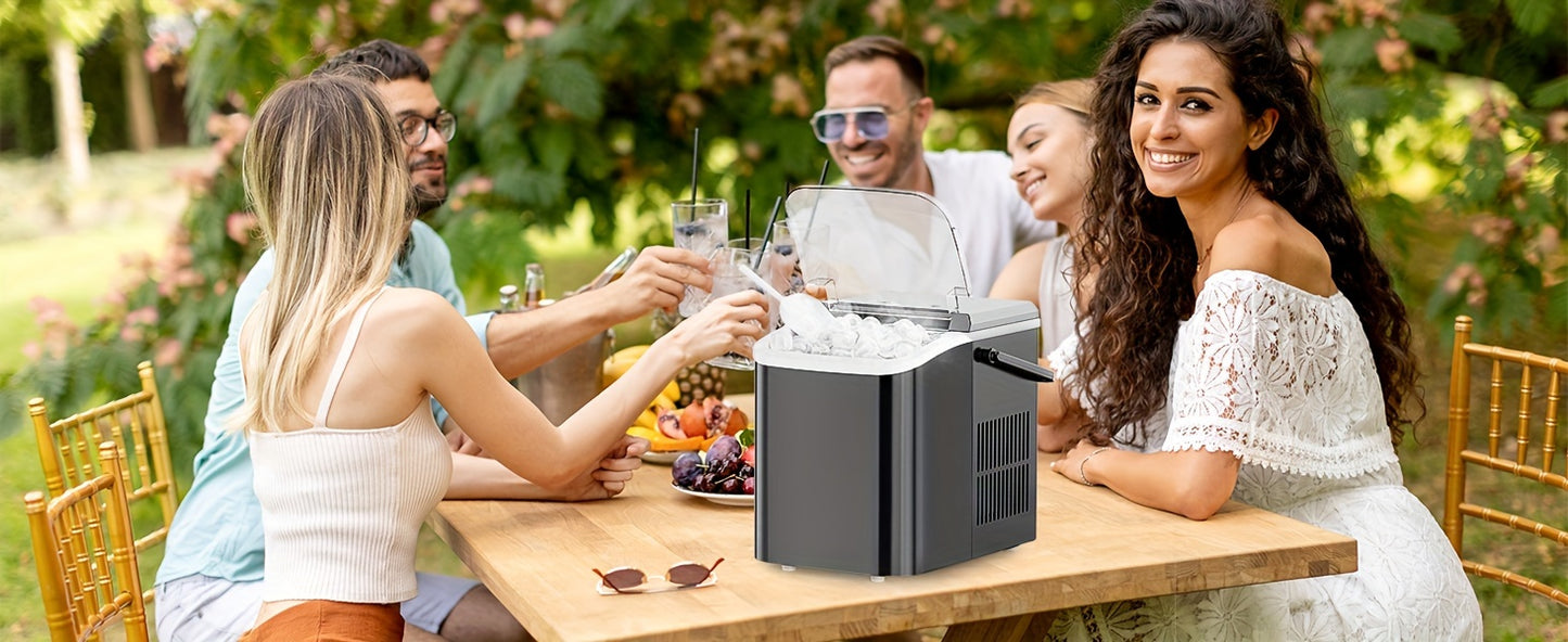 26lbs Portable Countertop Ice Maker Machine