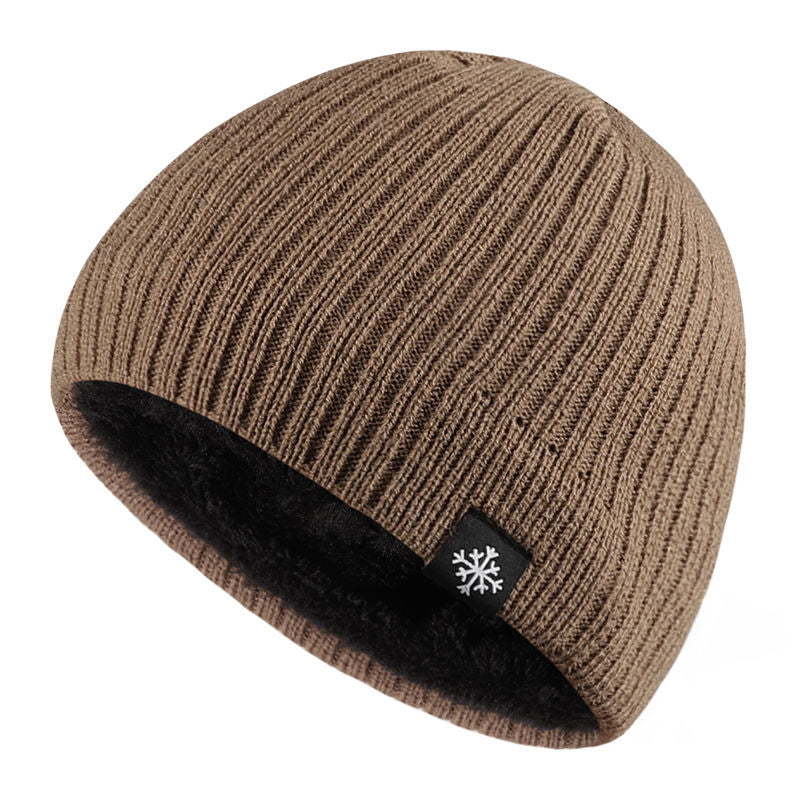 Thick Knitted Thermal Blend Hat