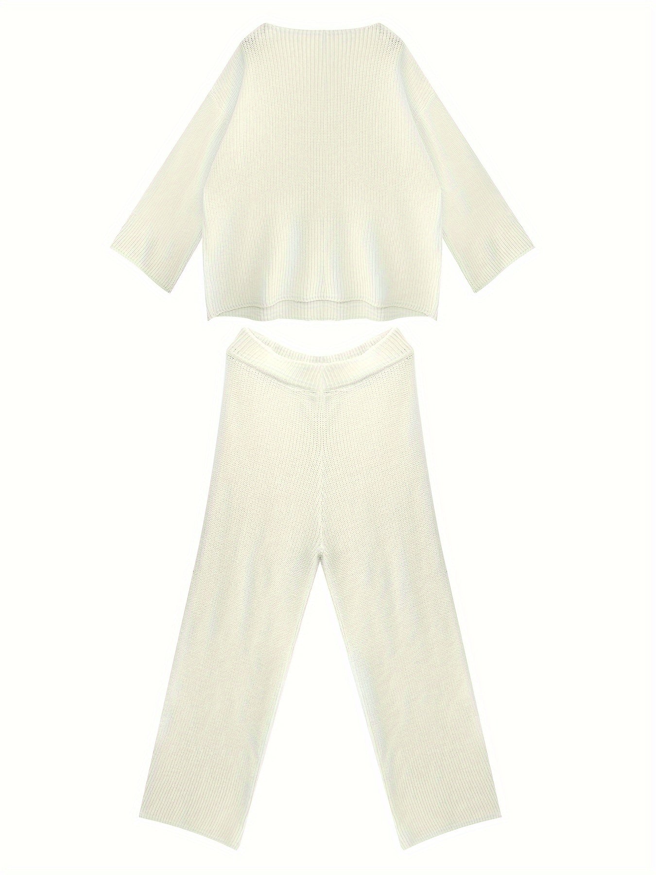 All-Season High Stretch Women's Two-Piece Set, , Knitted Fabric