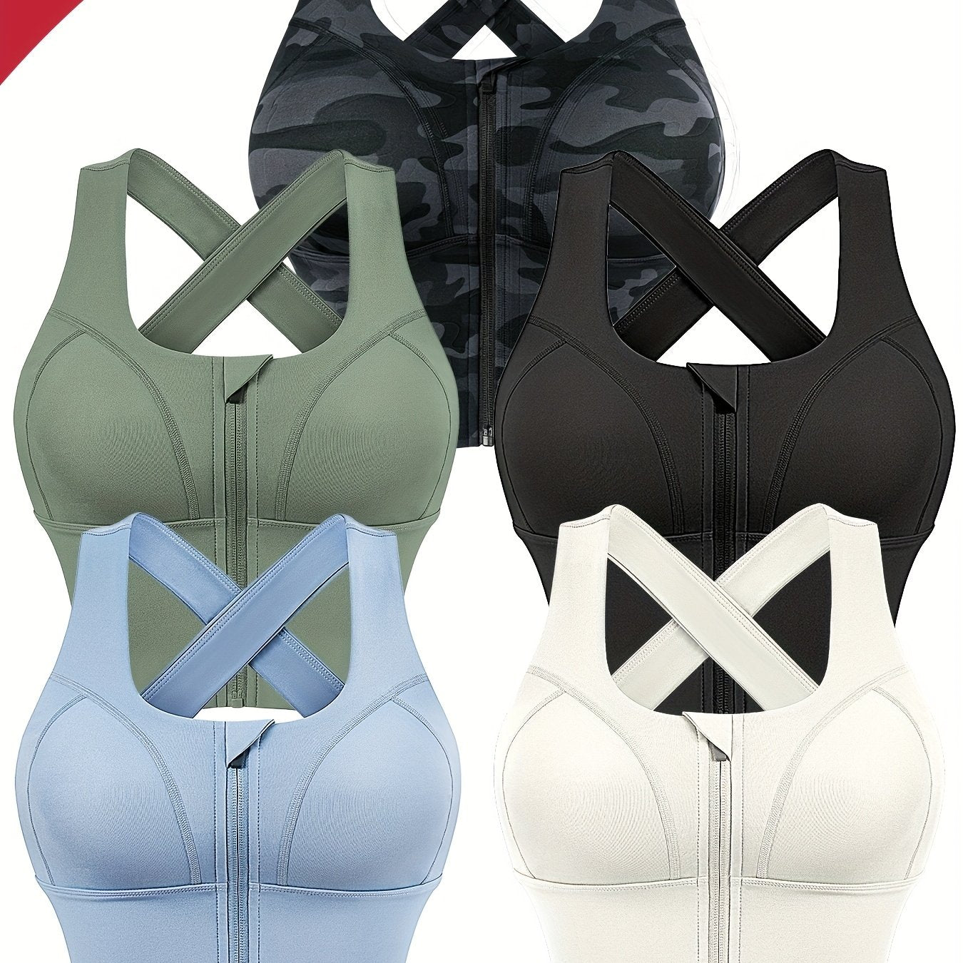 5pcs Women'S Compression Tank Tops