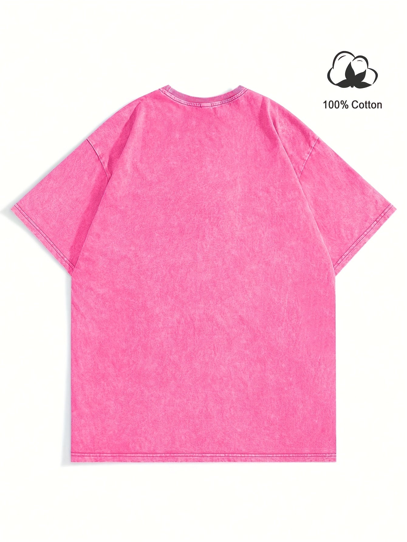 Men's "Never Stop Dreaming" Cotton Tee with Bold Graphic Print