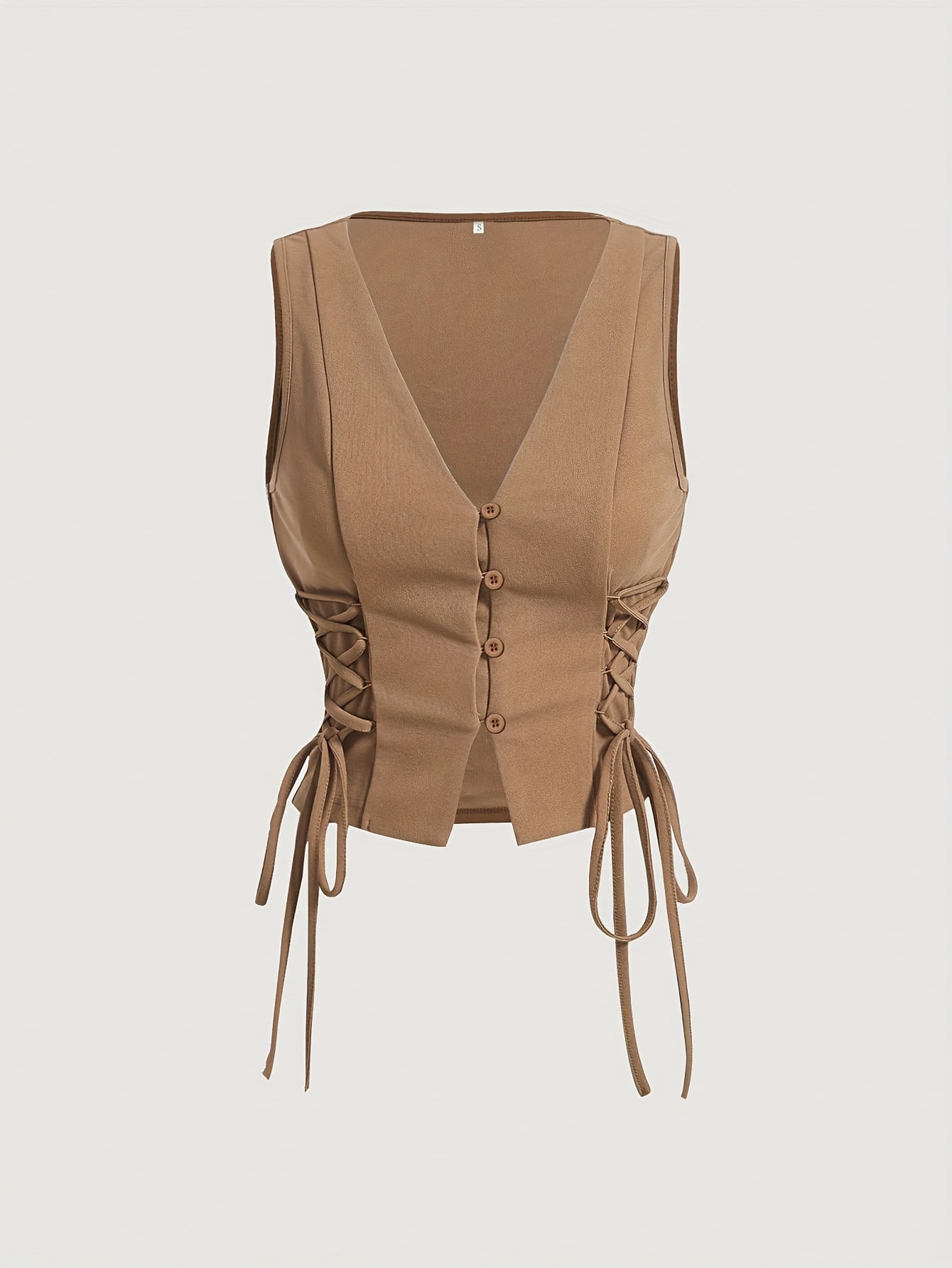 Elegant Women's Vest with V-Neck