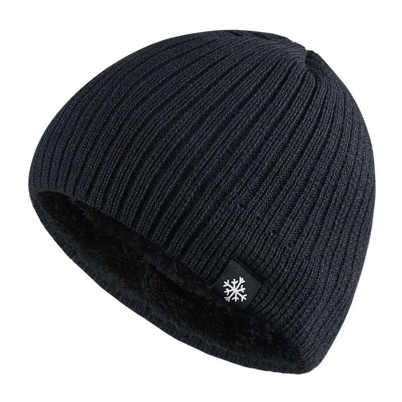 Thick Knitted Thermal Blend Hat