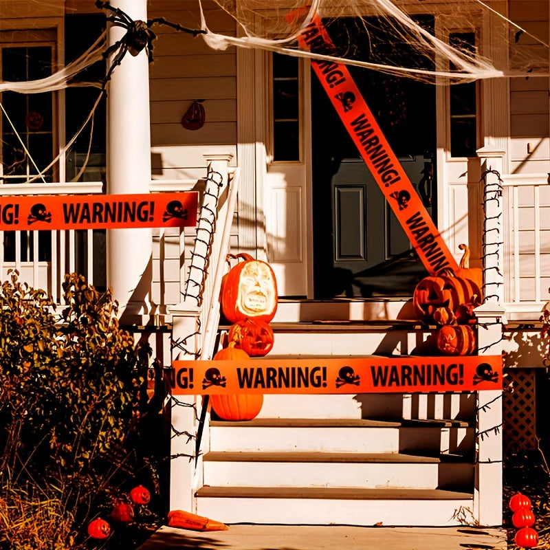 2pcs, 33ft Halloween Fright Caution Tape