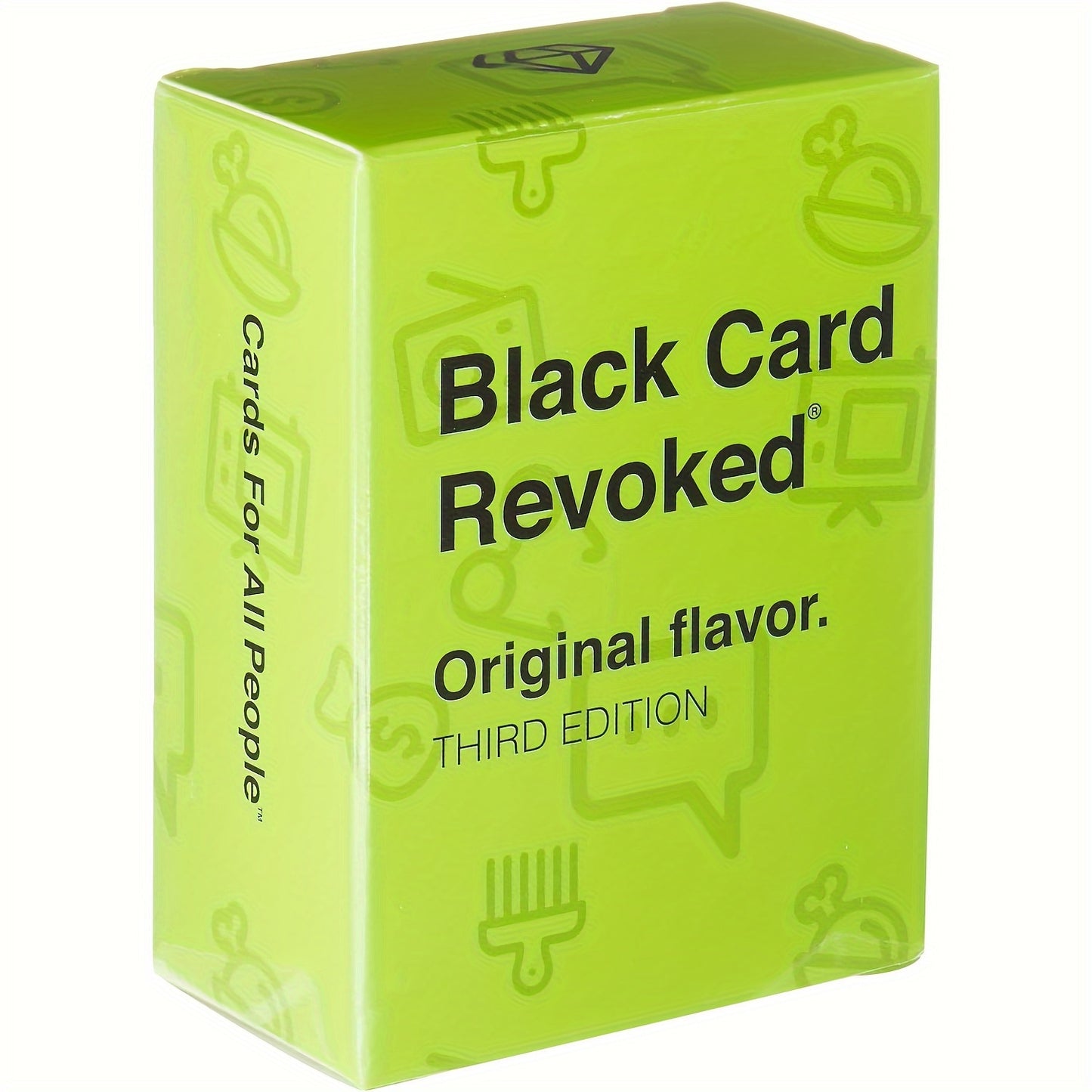 80-Cards Black Card Revoked Original Flavor 3rd Edition Party Game