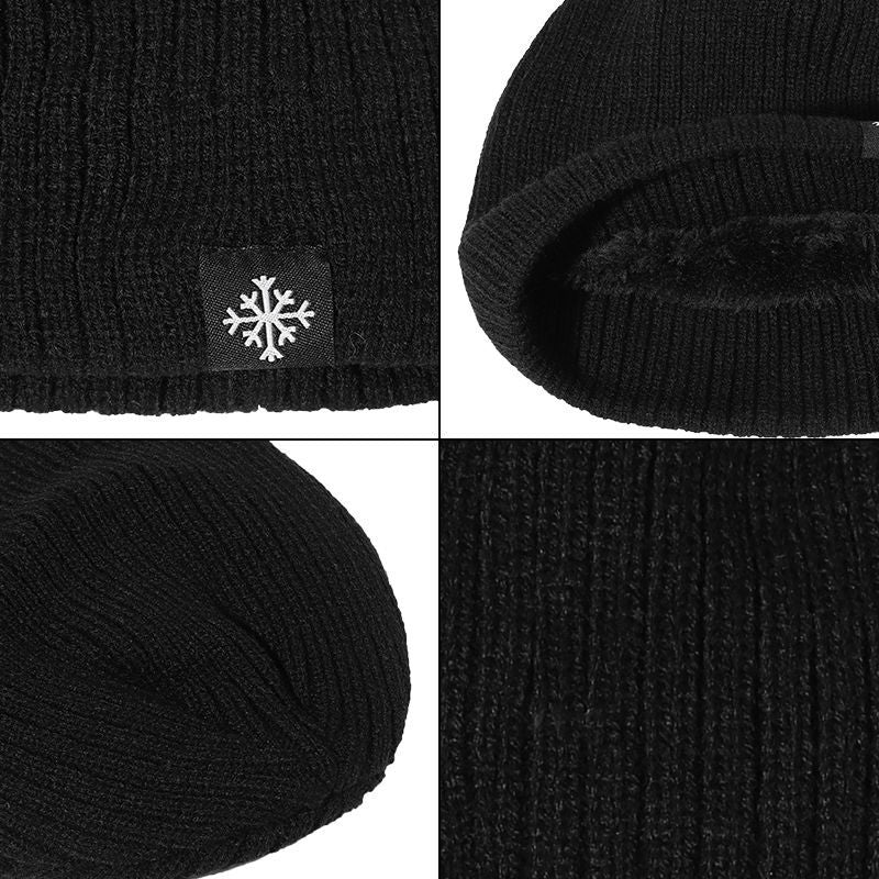 Thick Knitted Thermal Blend Hat