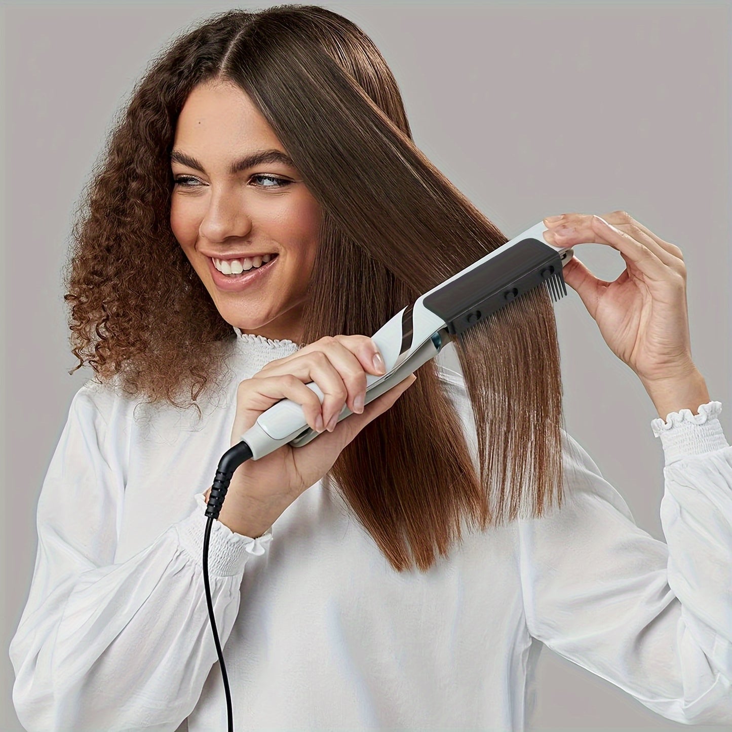 Premium Hair Straightener Comb Attachment for Professional
