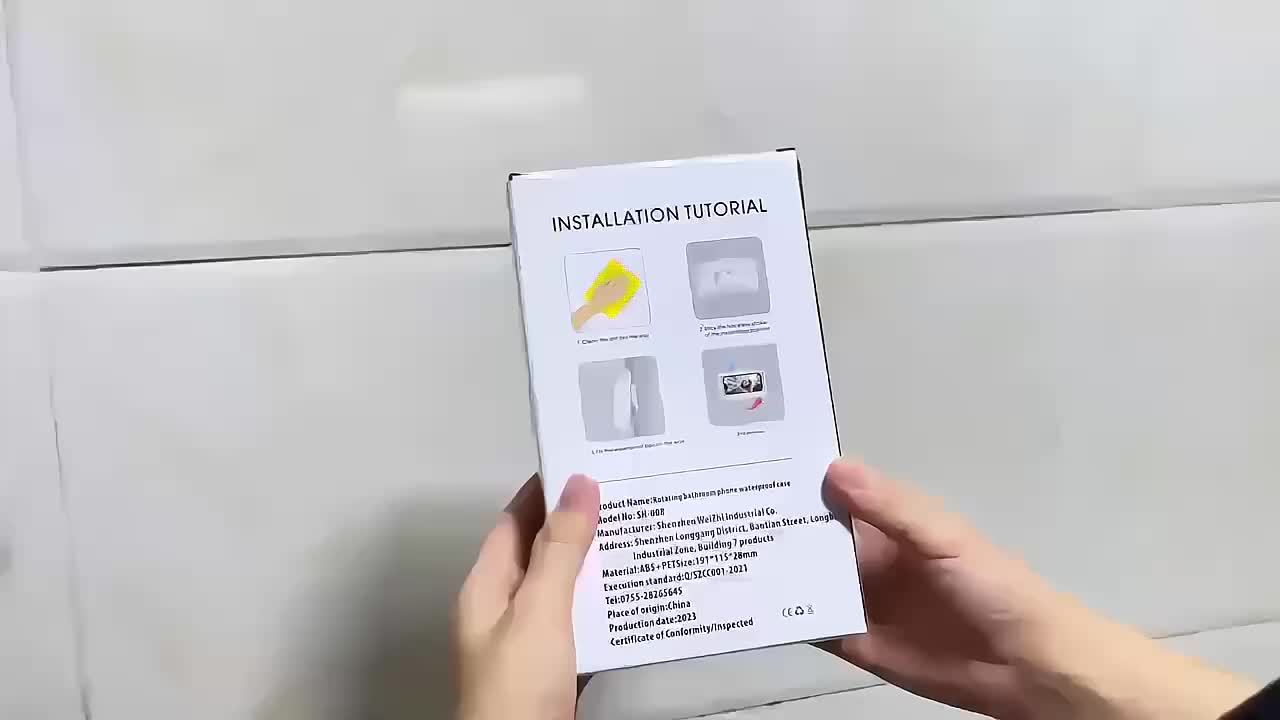 Waterproof Bathroom Phone Holder